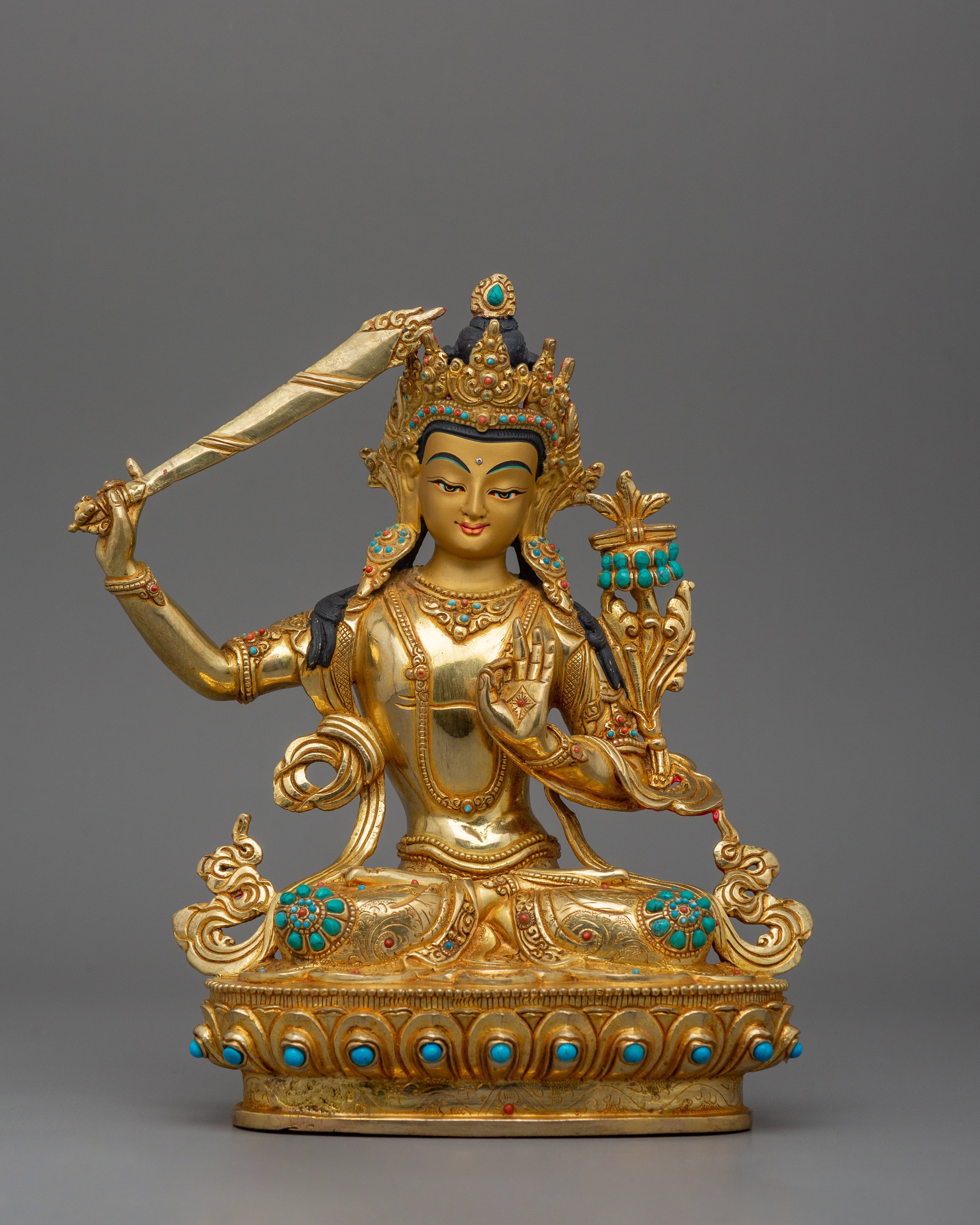 handmade-sculpture-of-manjushri