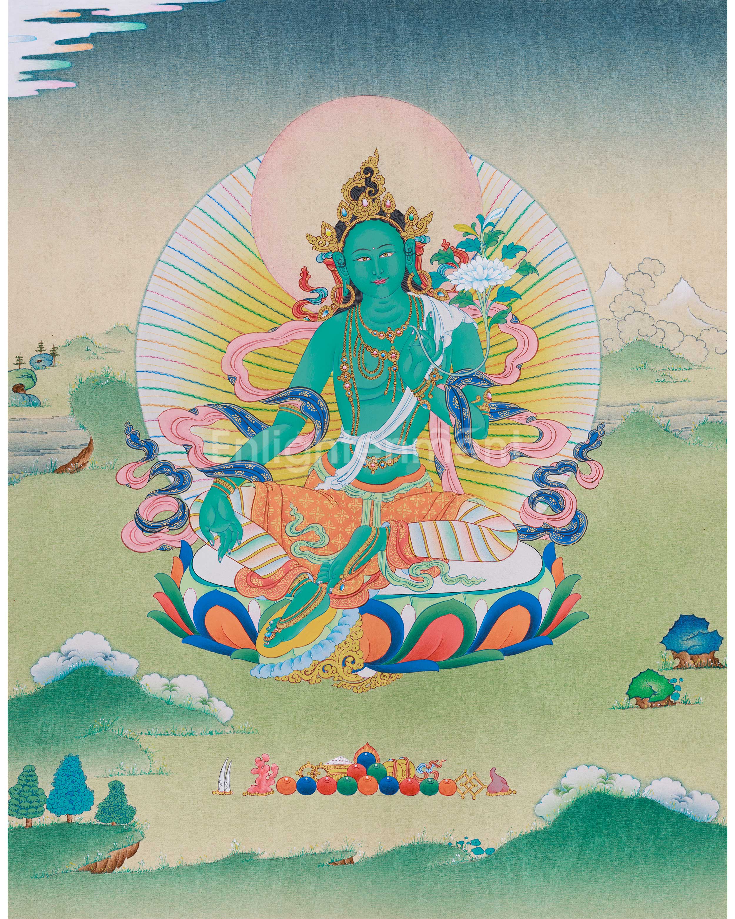 female-bodhisattva-green-tara-thangka