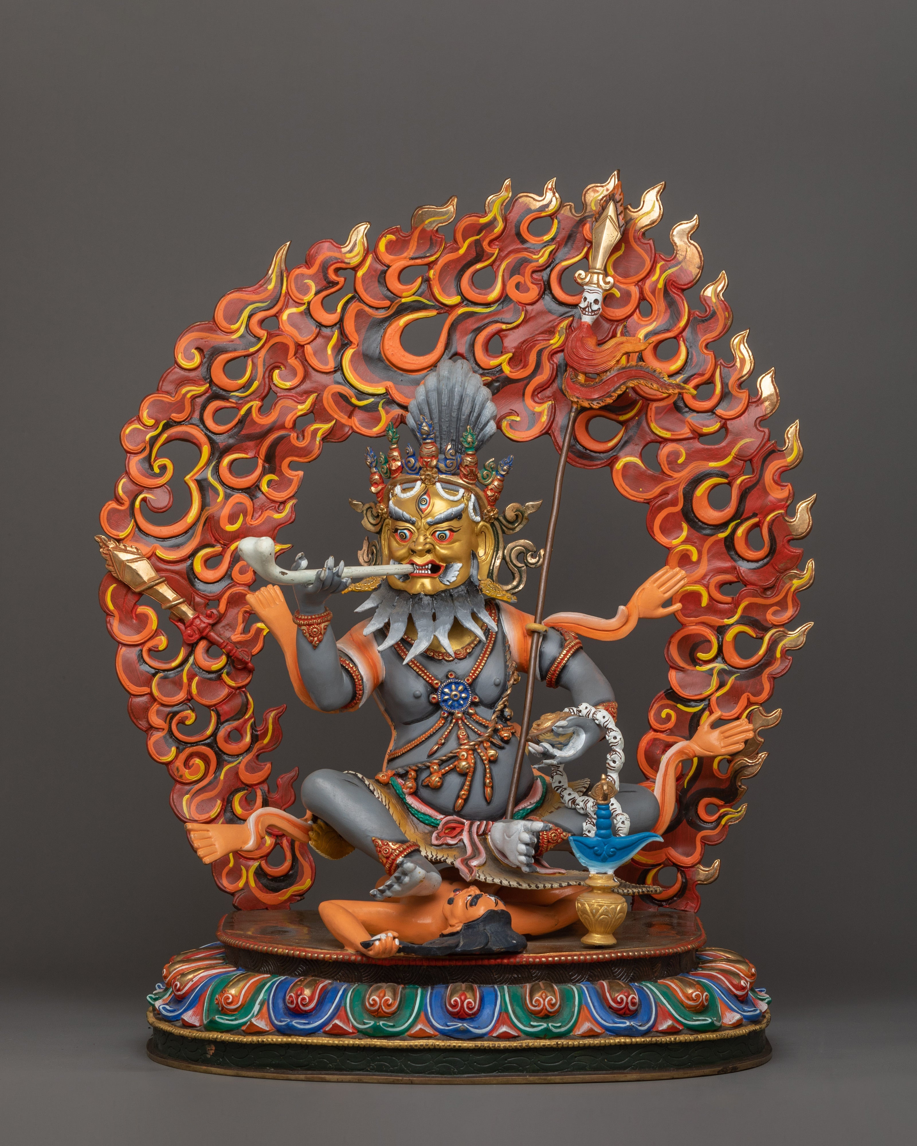 Beautiful Acrylic Painting Brahmanrupa Mahakala