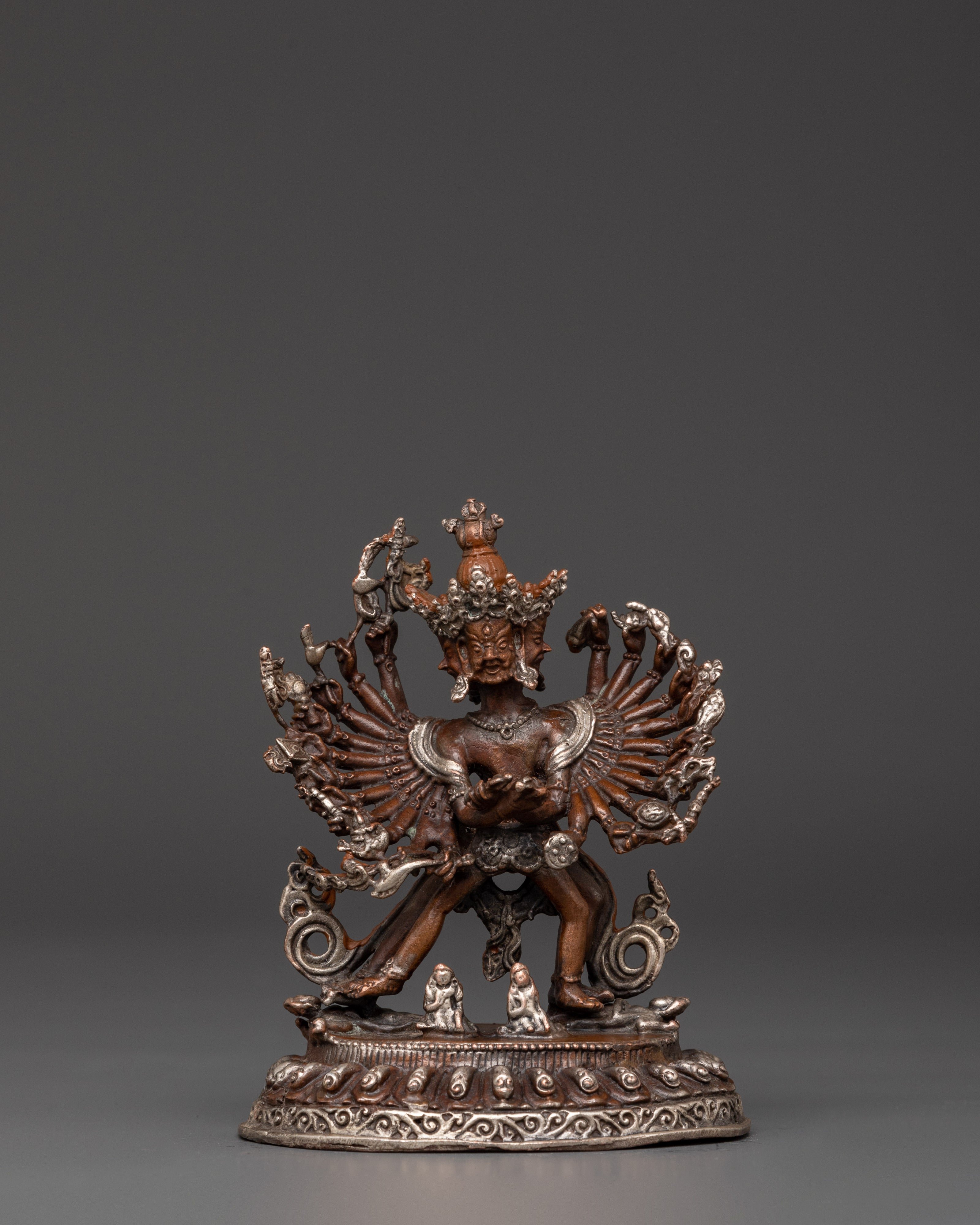 Chakrasambhara Statue | Tantric Deity with Vajravarahi in Yab Yum Union