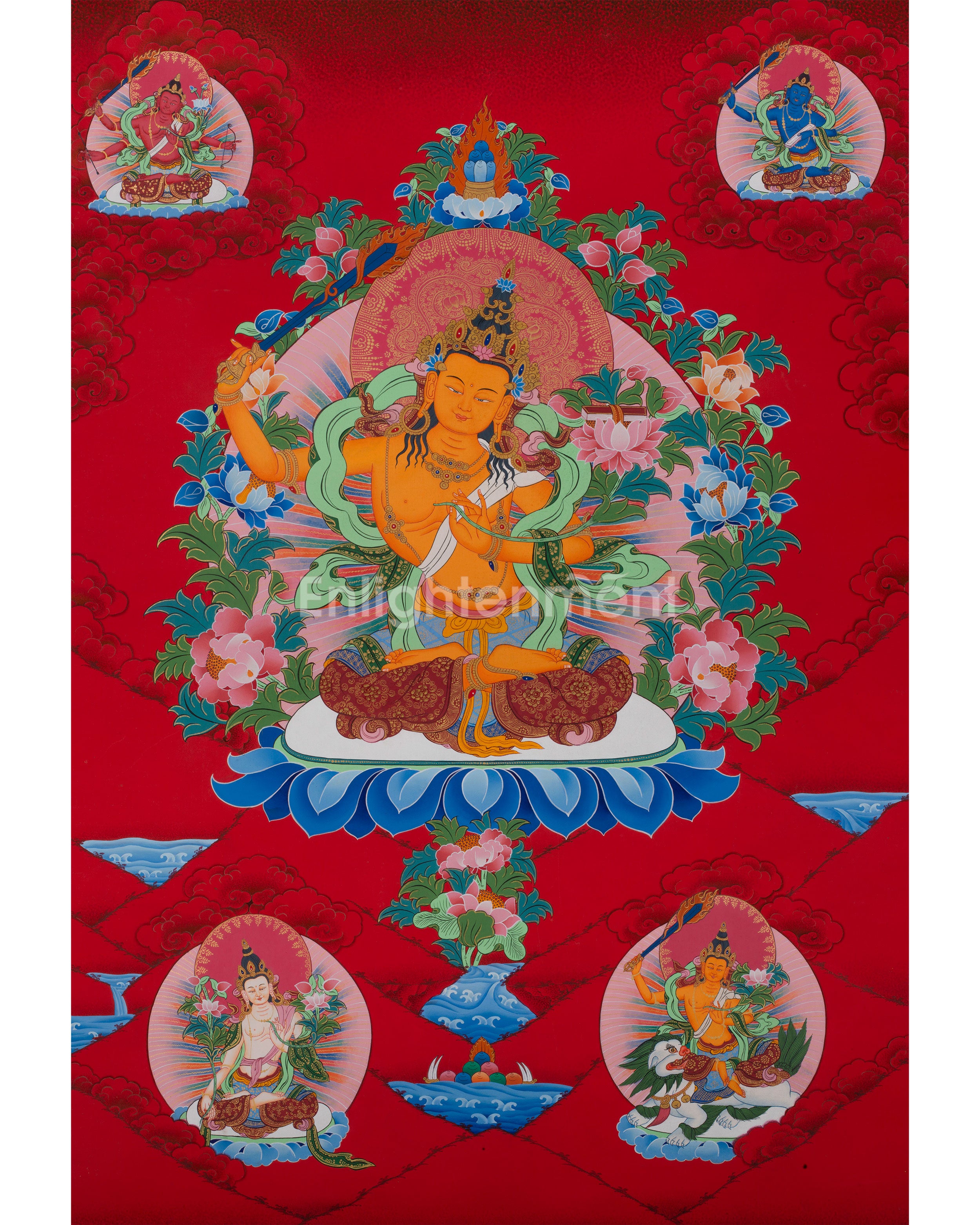 five forms of bodhisattva manjushri