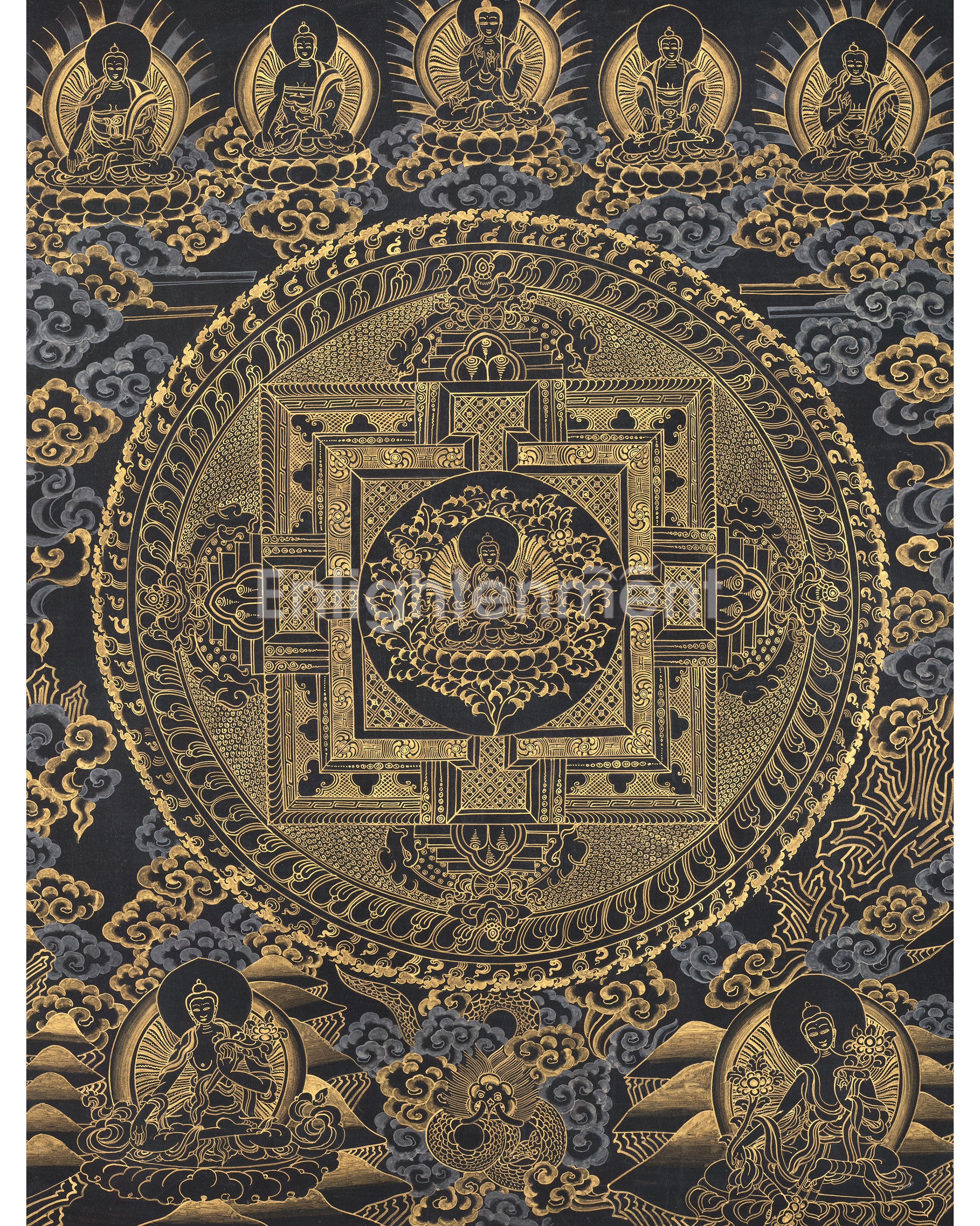 four-armed-chenrezig-mandala