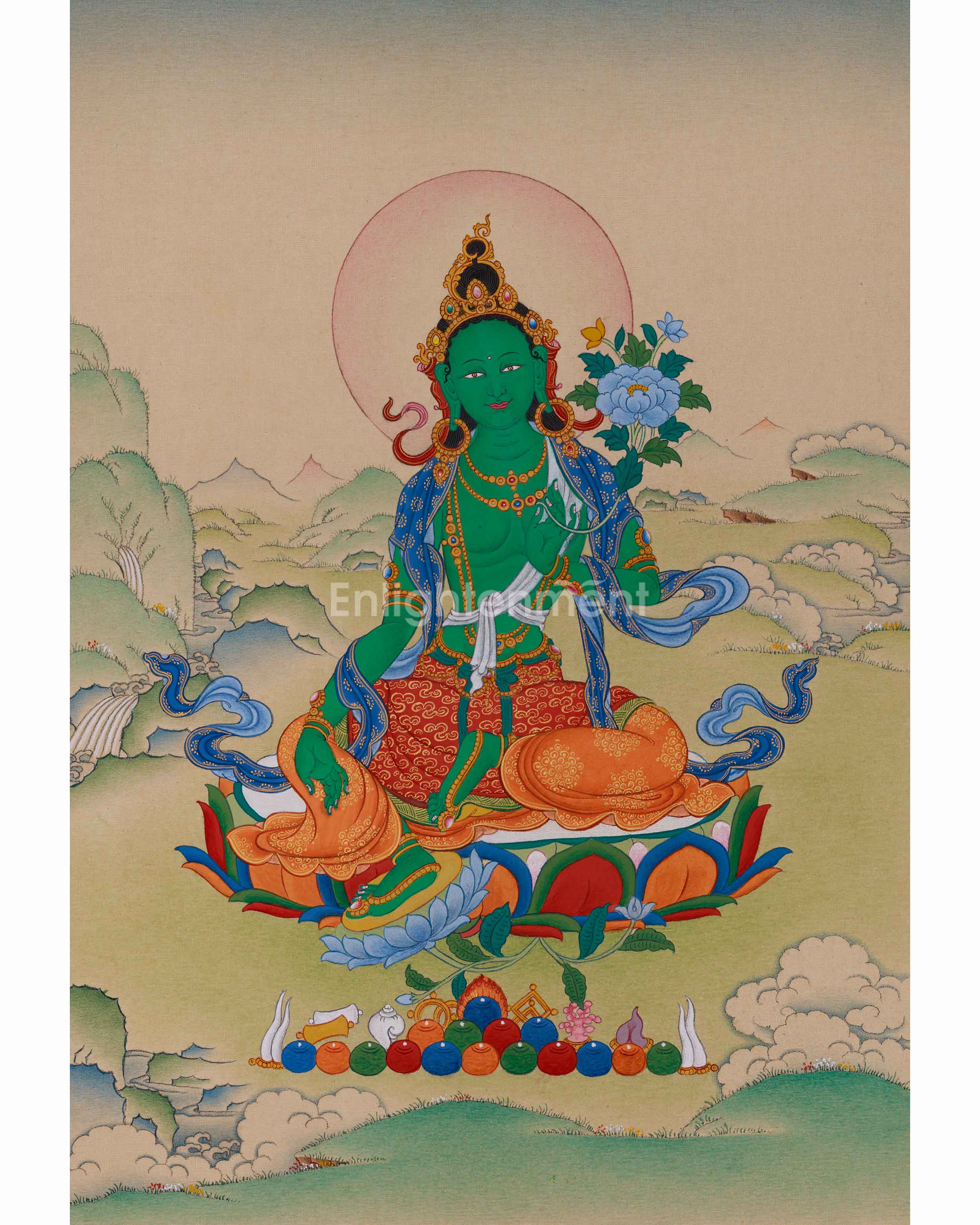 goddess-green-tara-painting