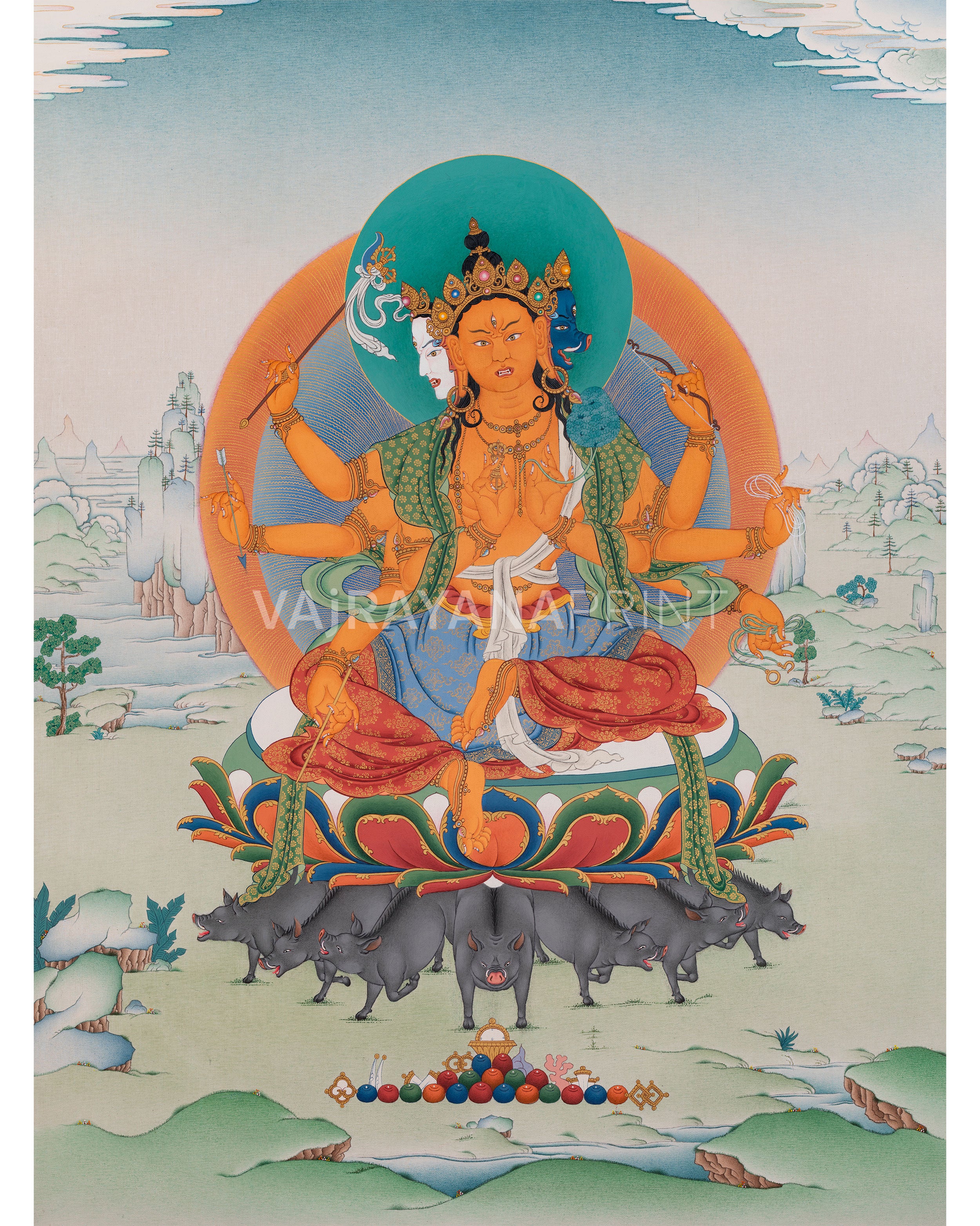 goddess-marichi-thangka-print