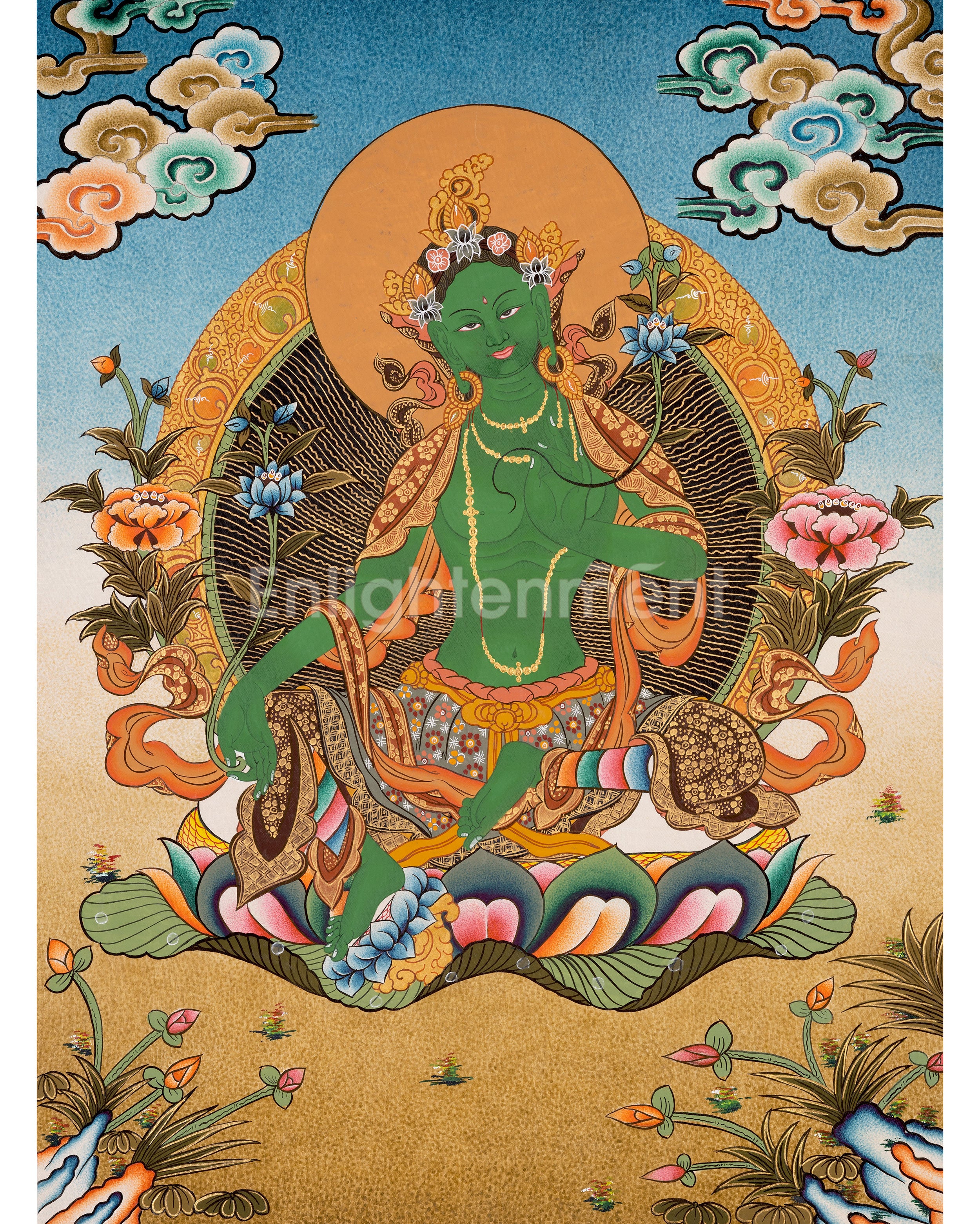 green-tara-thanka