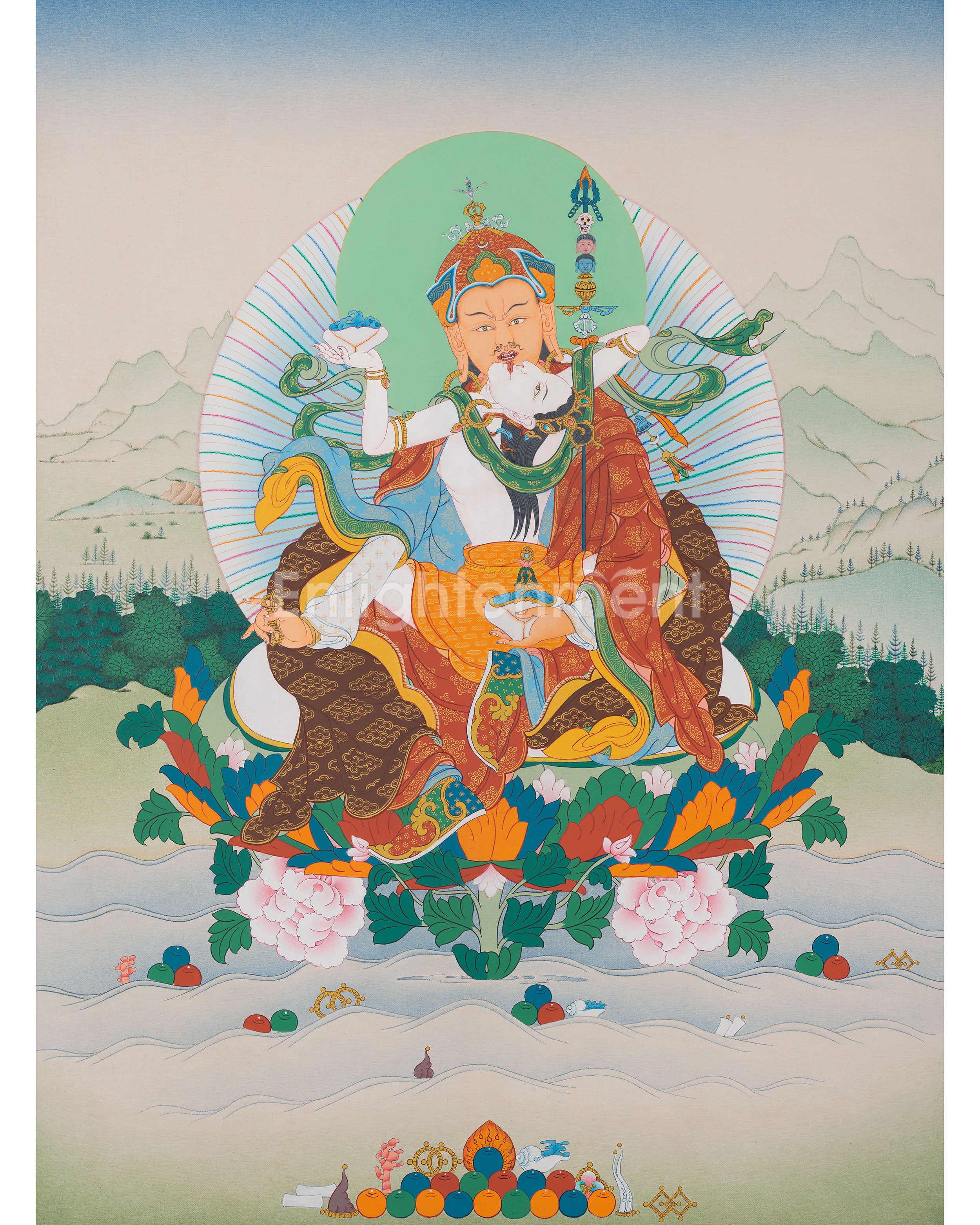 guru-rinpoche-with-consort-yeshe-tsogyal