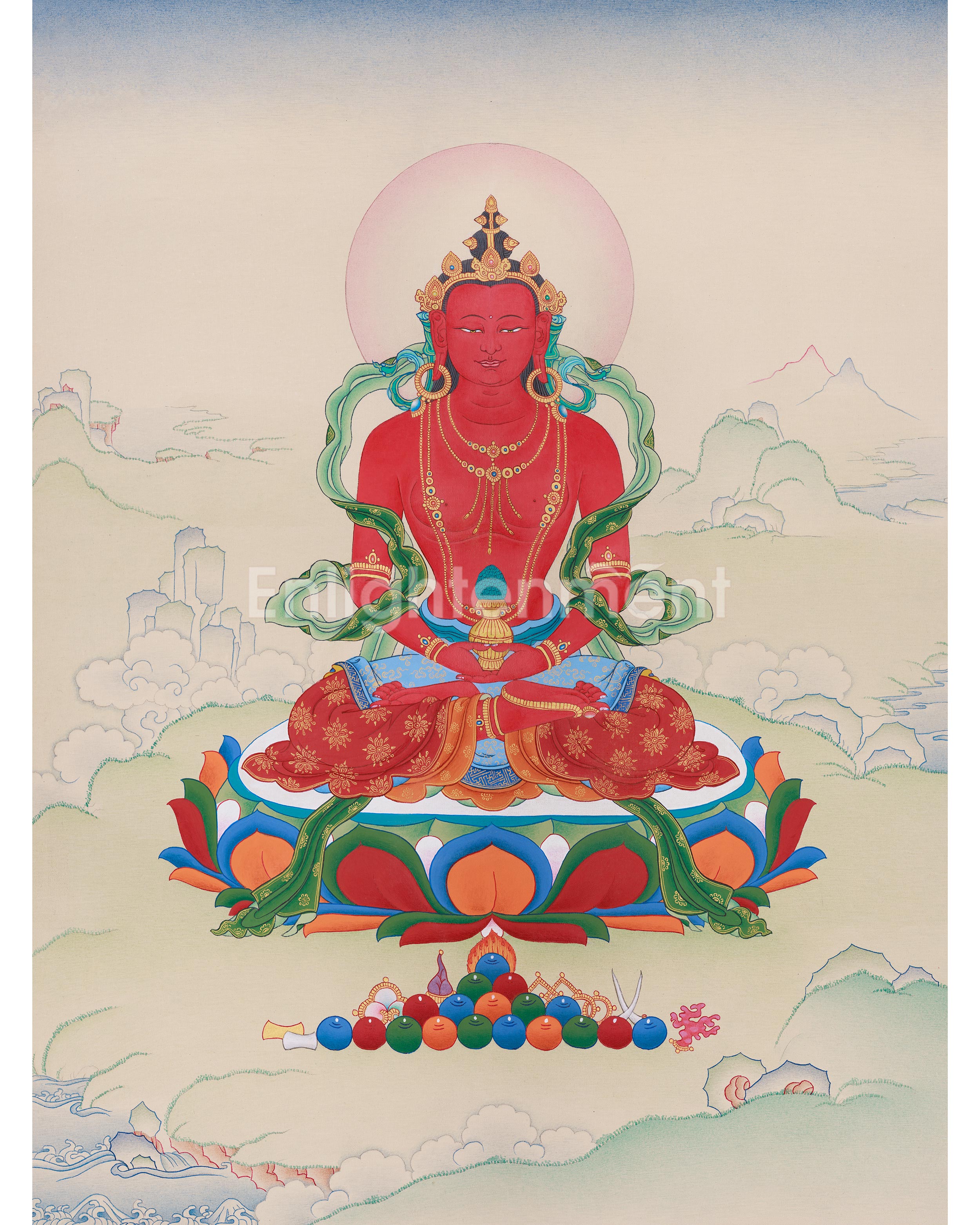 hand-painted-buddha-amitayus-thangka
