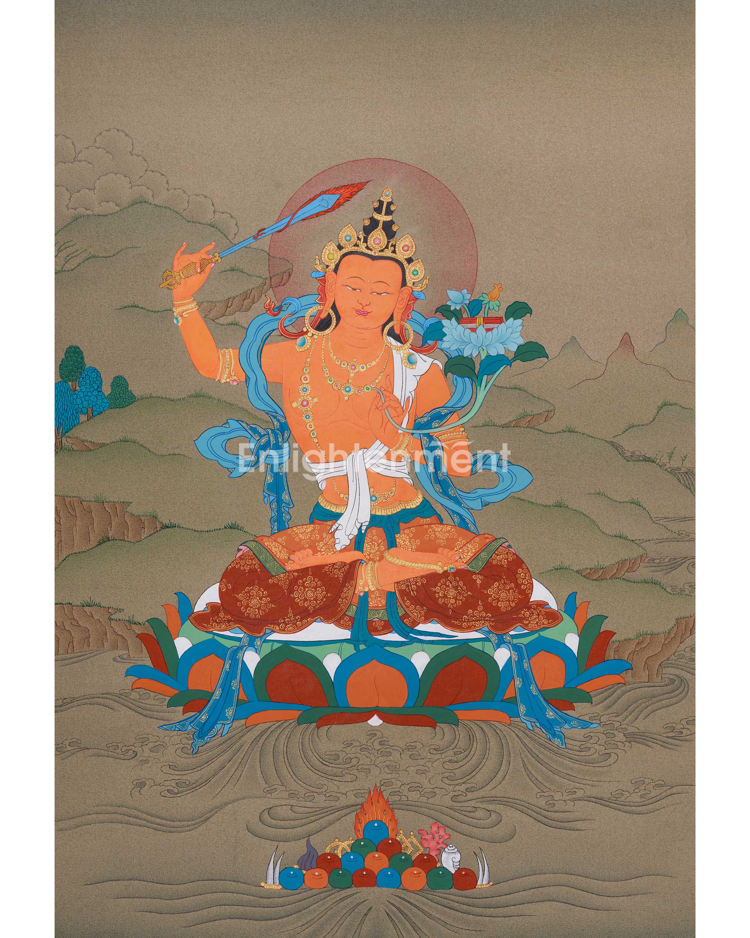 handmade-bodhisattva-manjushri