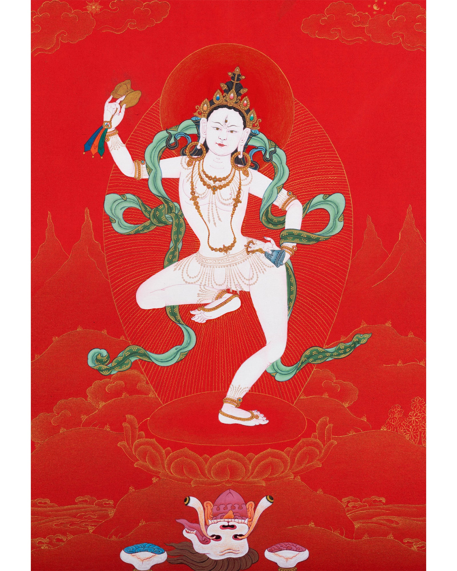 Machig Labdron Thangka | Tibetan Thangka Painting | Buddhist Art