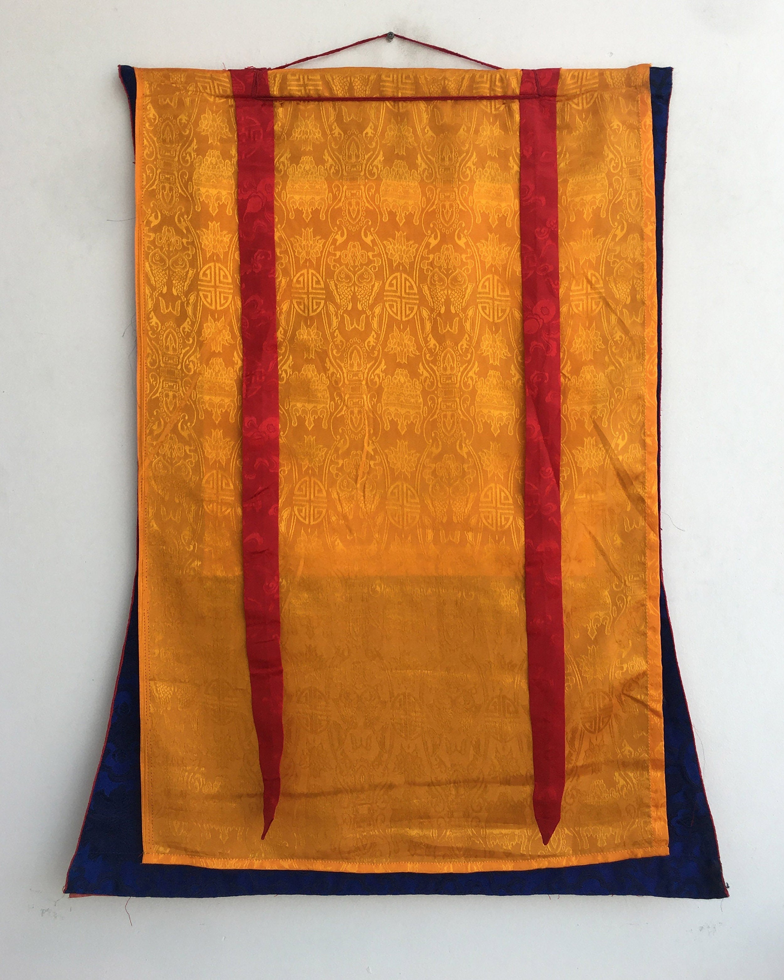 Hand Painted Kalchakra Mandala Art from Nepal | Tibetan Mandala Canvas Art