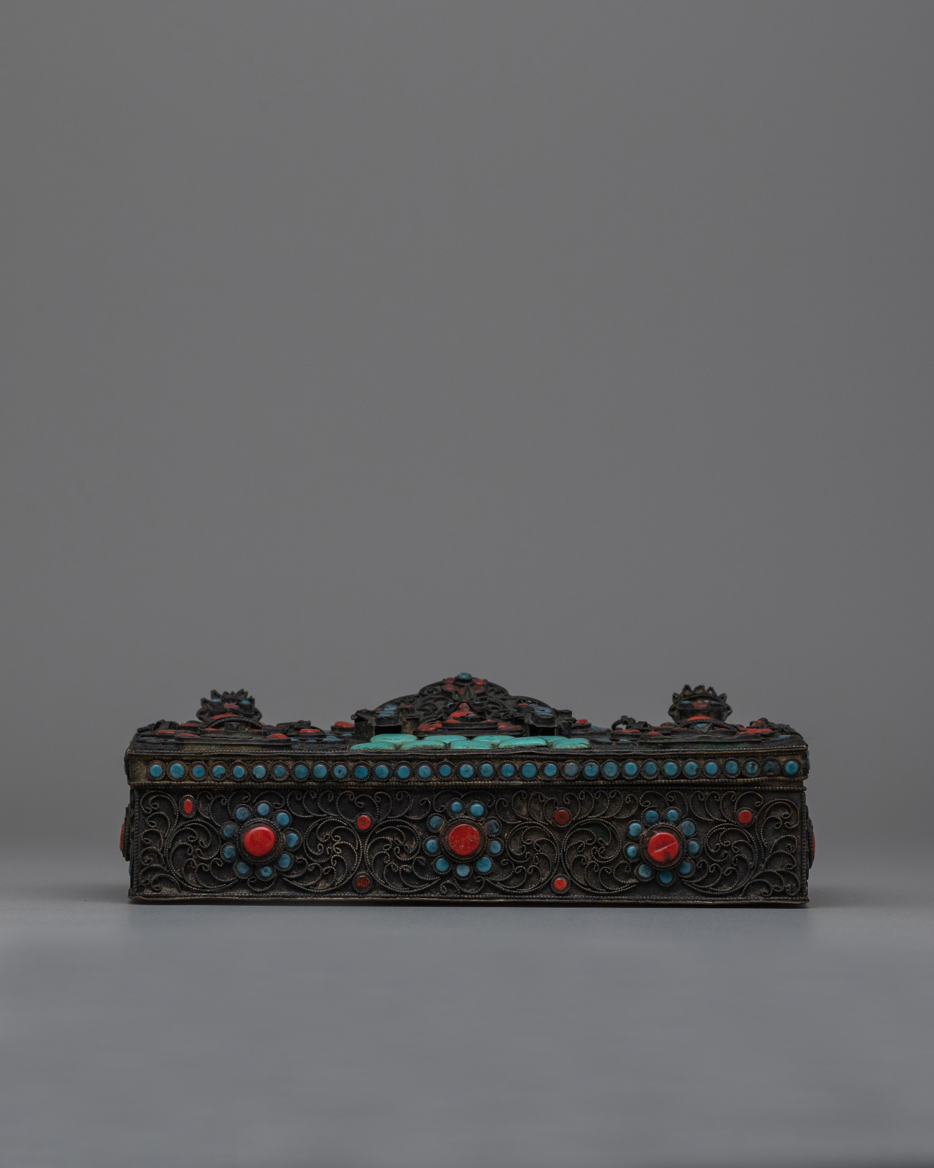 Tibetan Buddhist Jewelry Box
