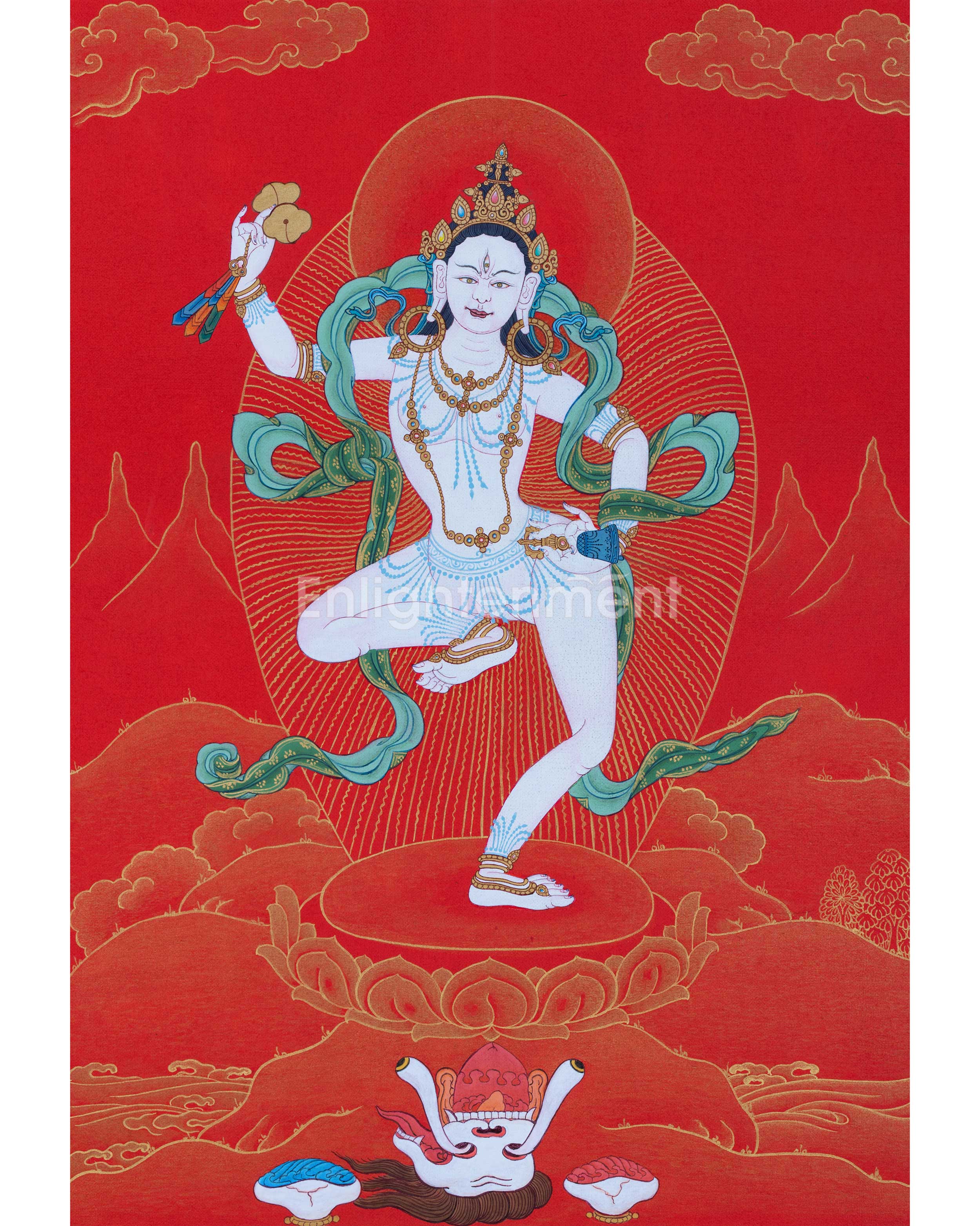Radiant Mother Machig Labdron Thangka