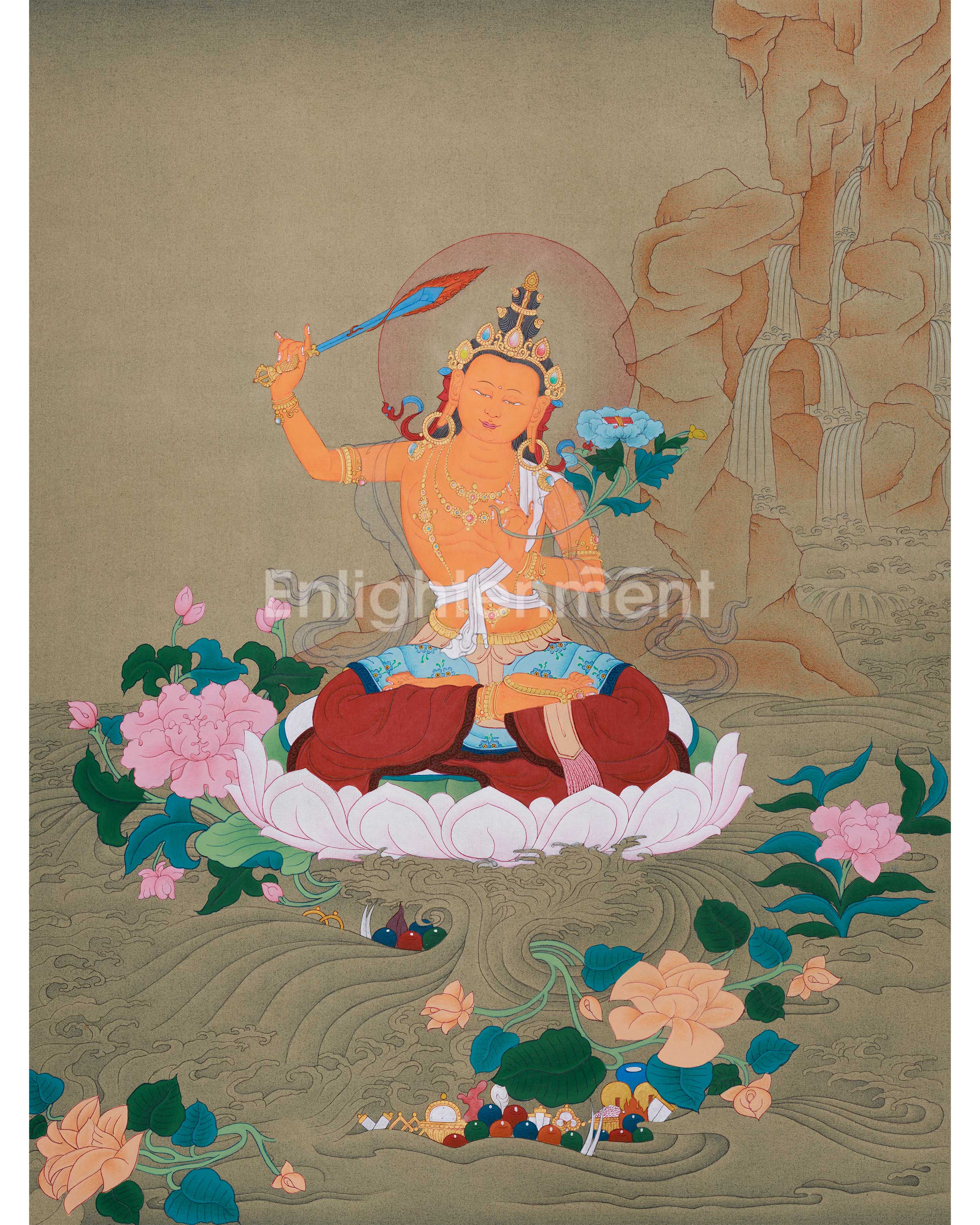 manjushri-bodhisattva-painting