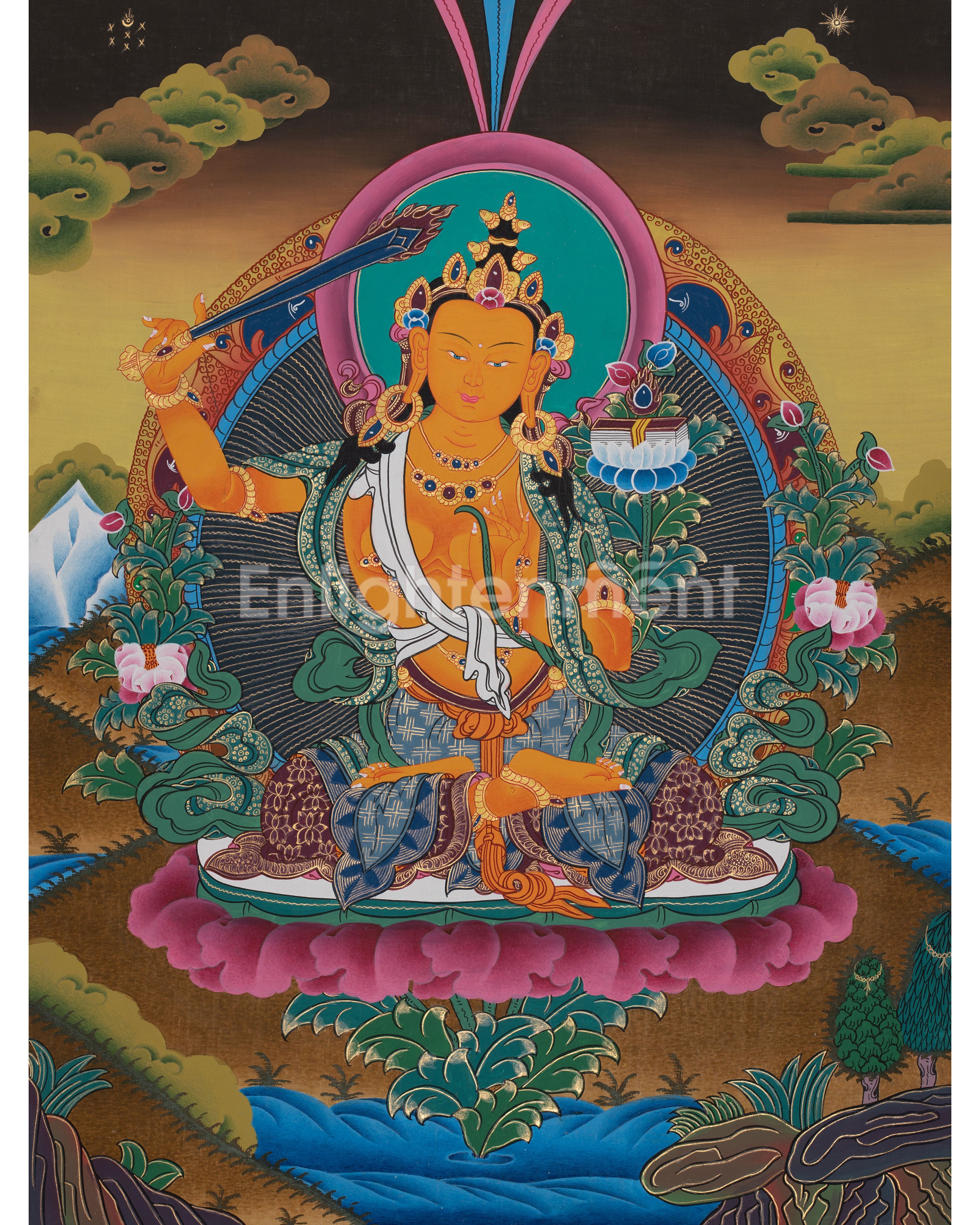 manjushri-wisdom-thangka