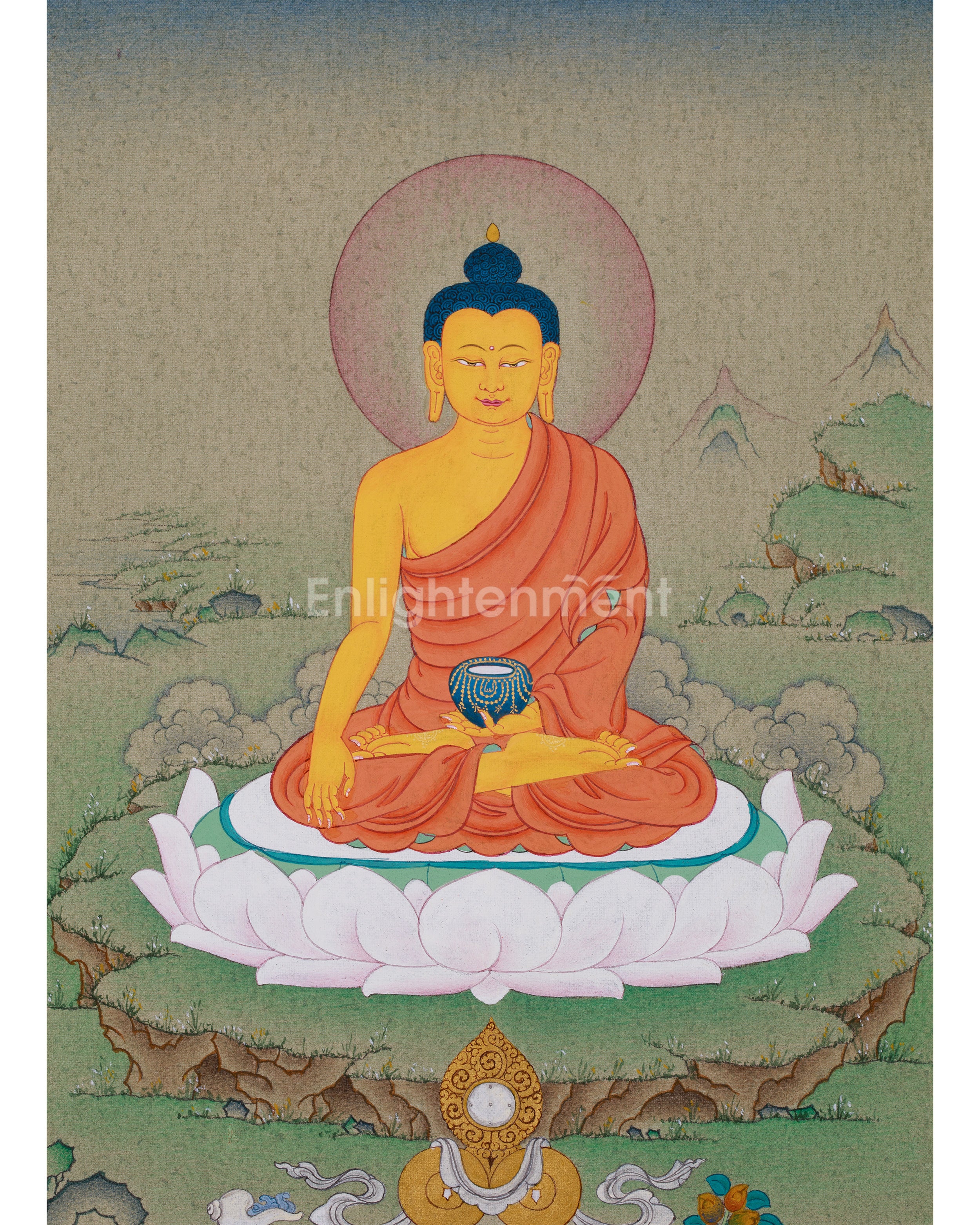 mini shakyamuni buddha art