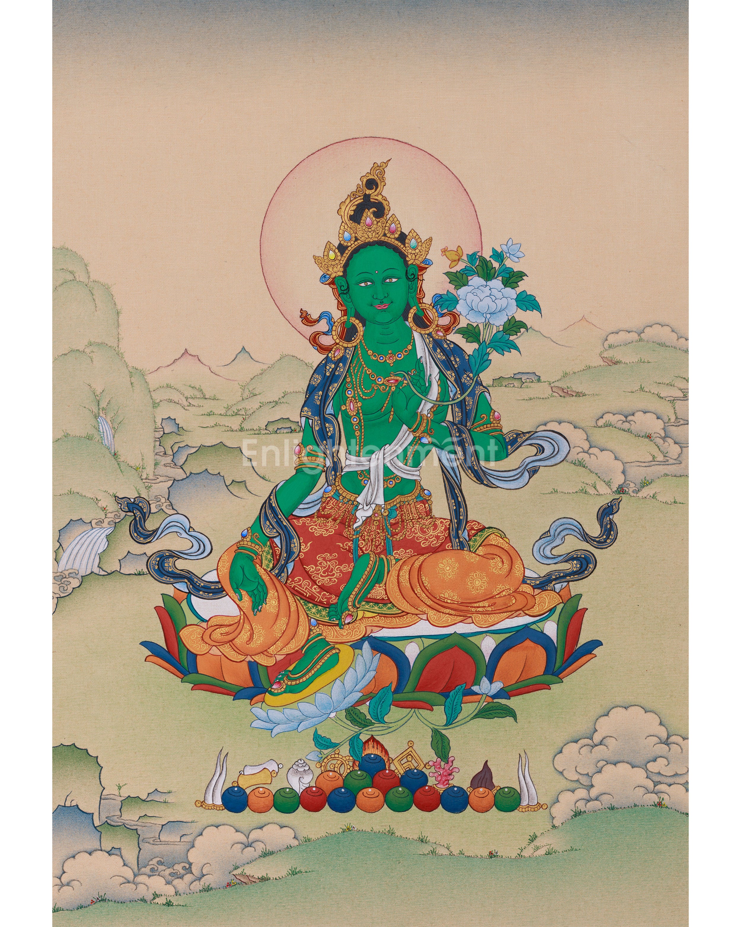 mother-green-tara-painting