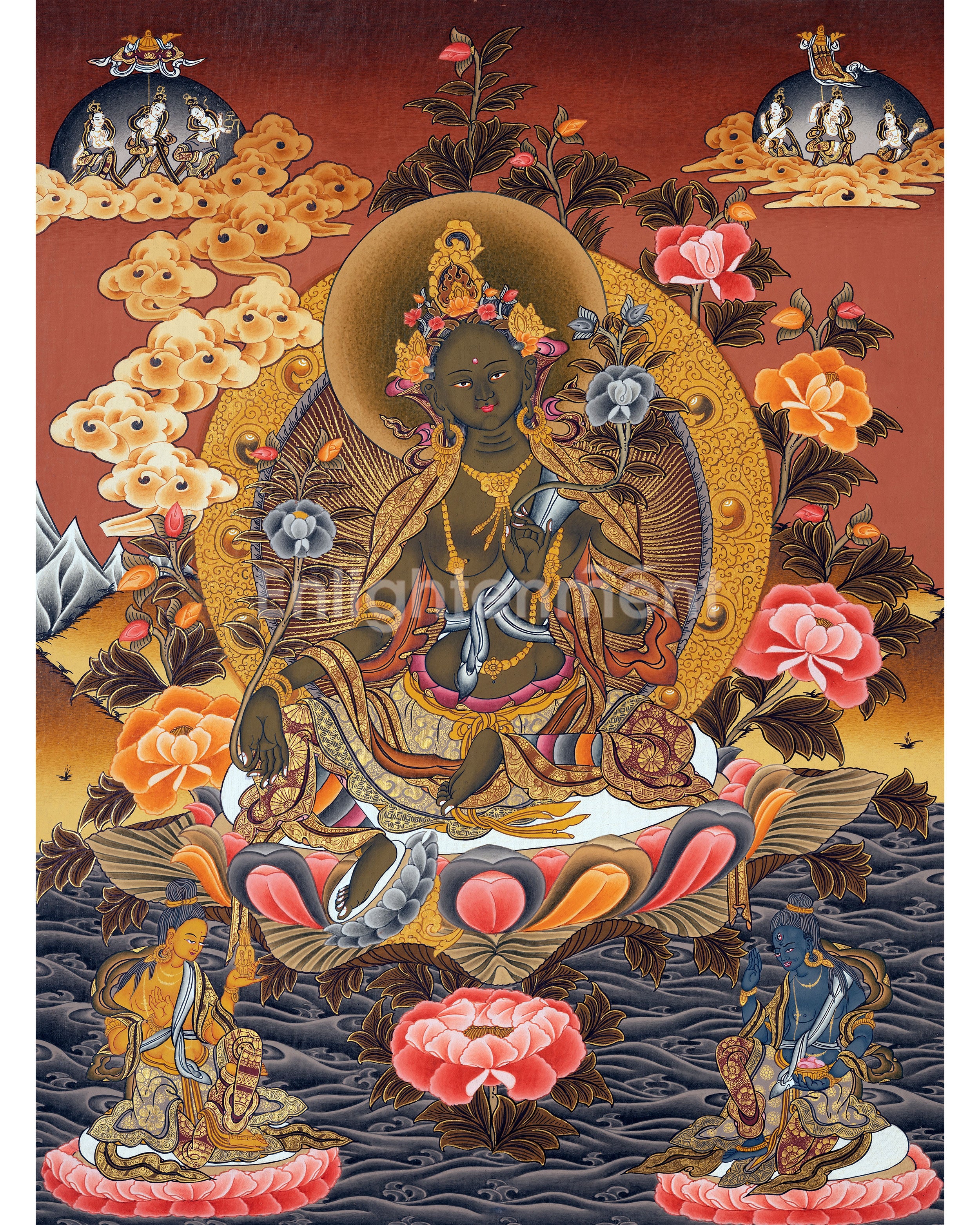 religious-green-tara-thangka