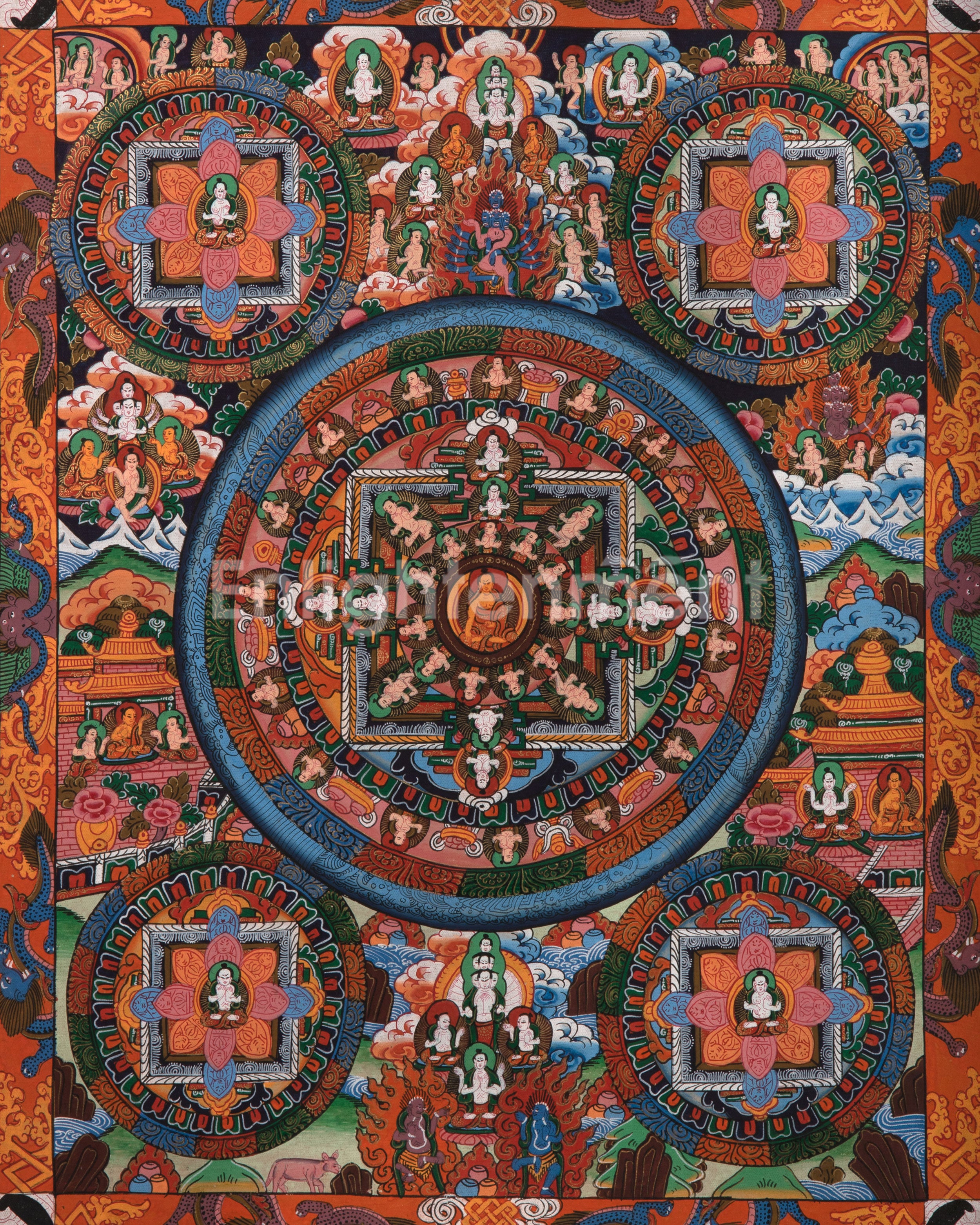 spiritual-buddha-mandala-thangka