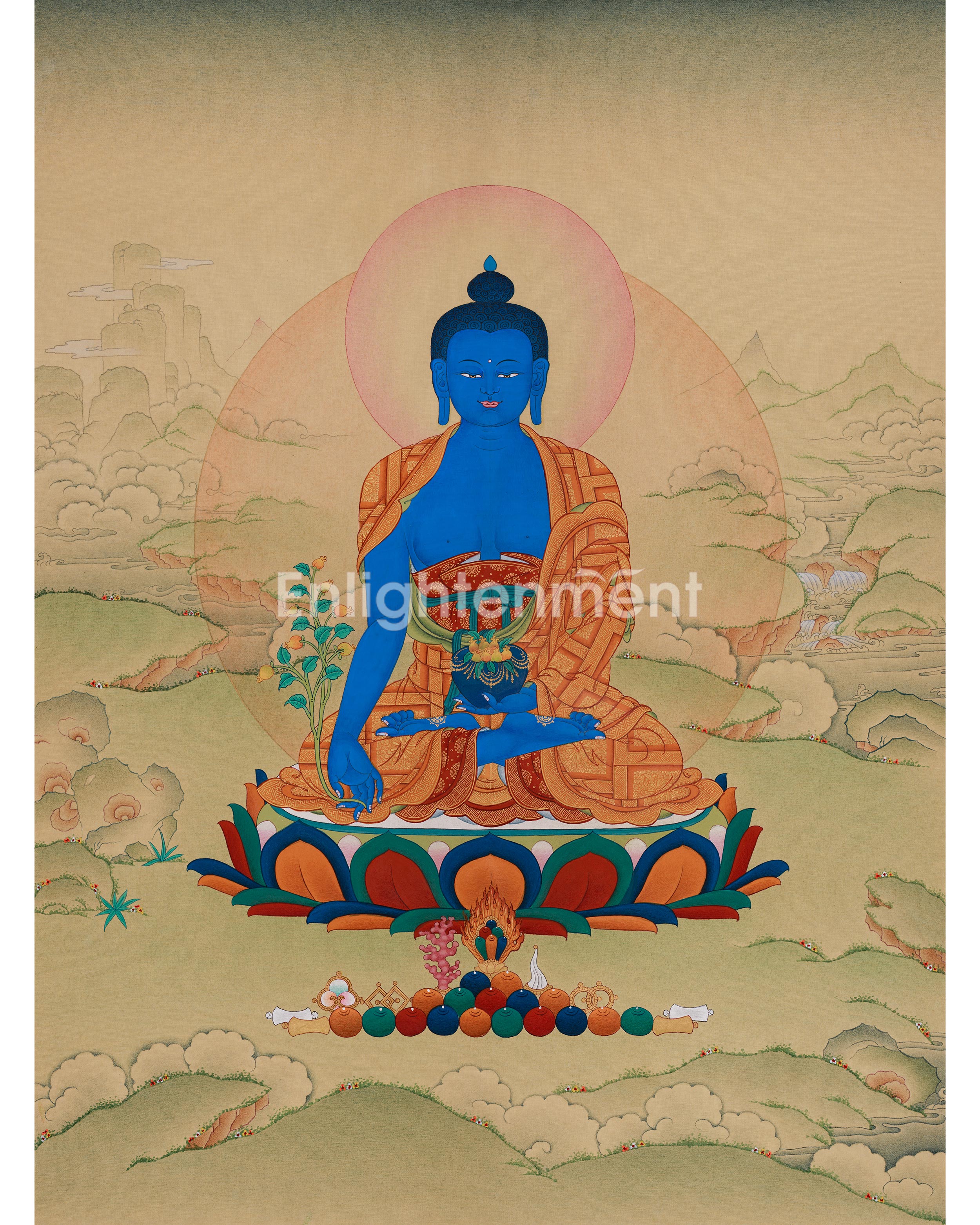 thangka-of-healer-medicine-buddha