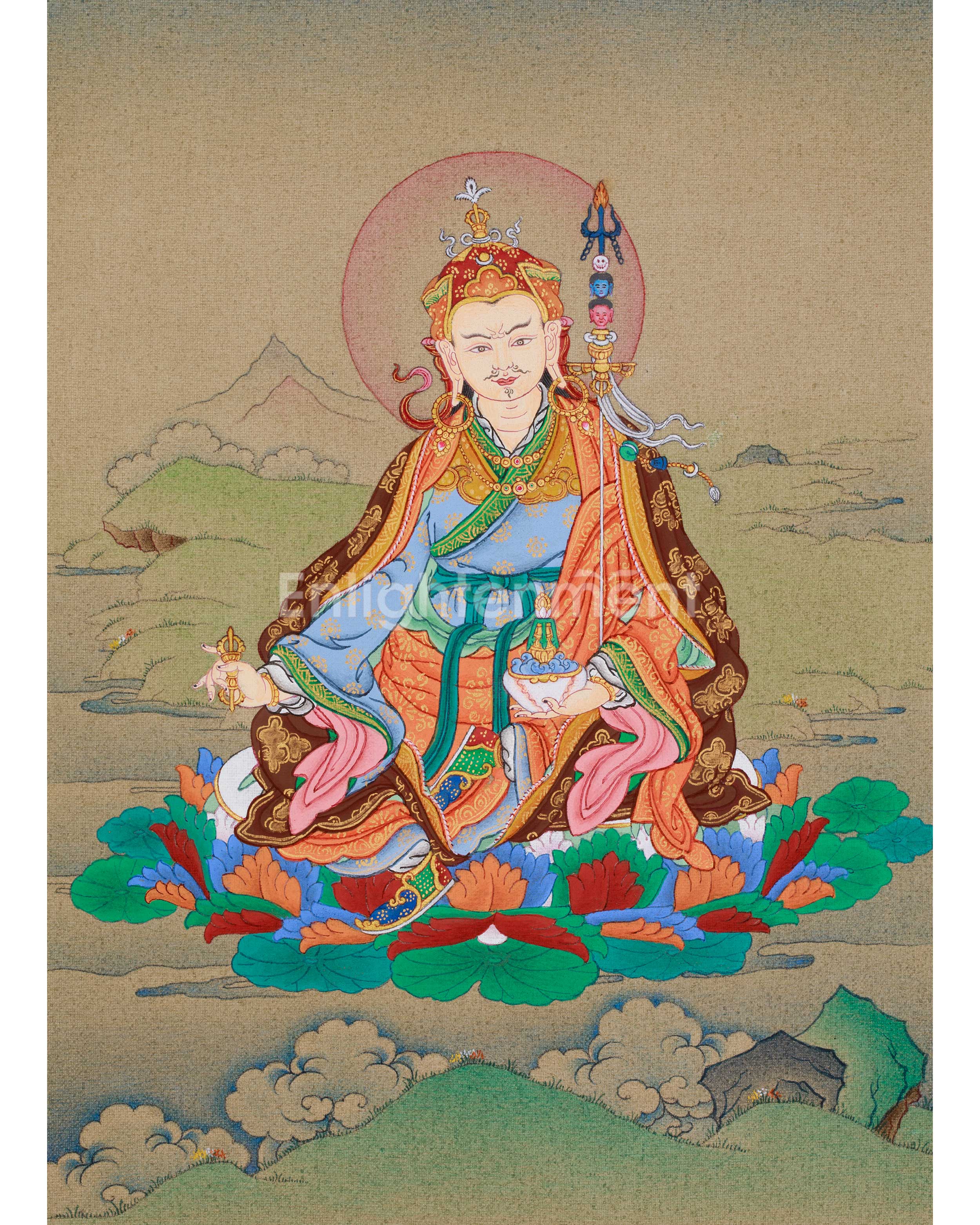 thangka-of-padmasambhava-second-buddha