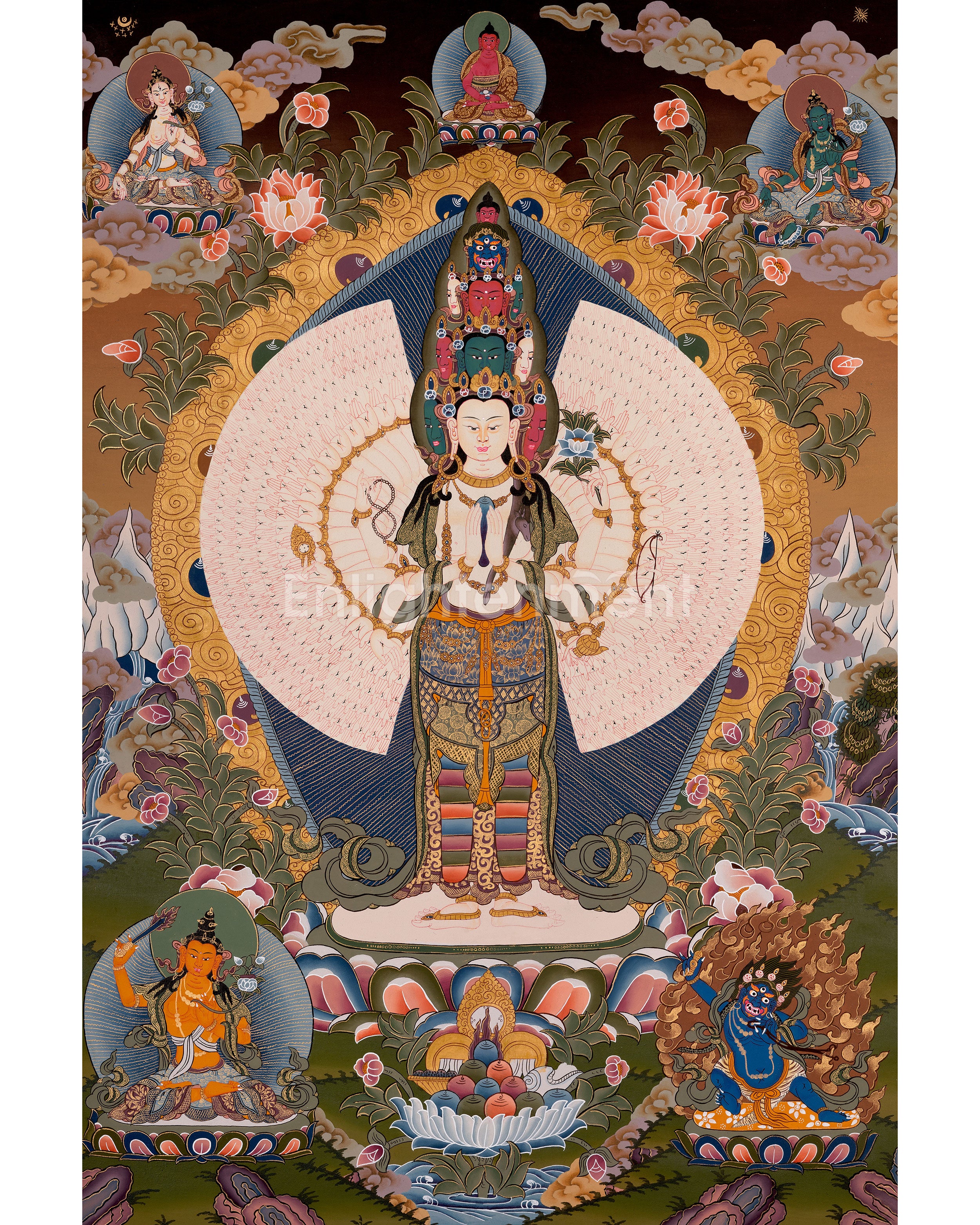 thousand-armed-avalokiteshvara-painting