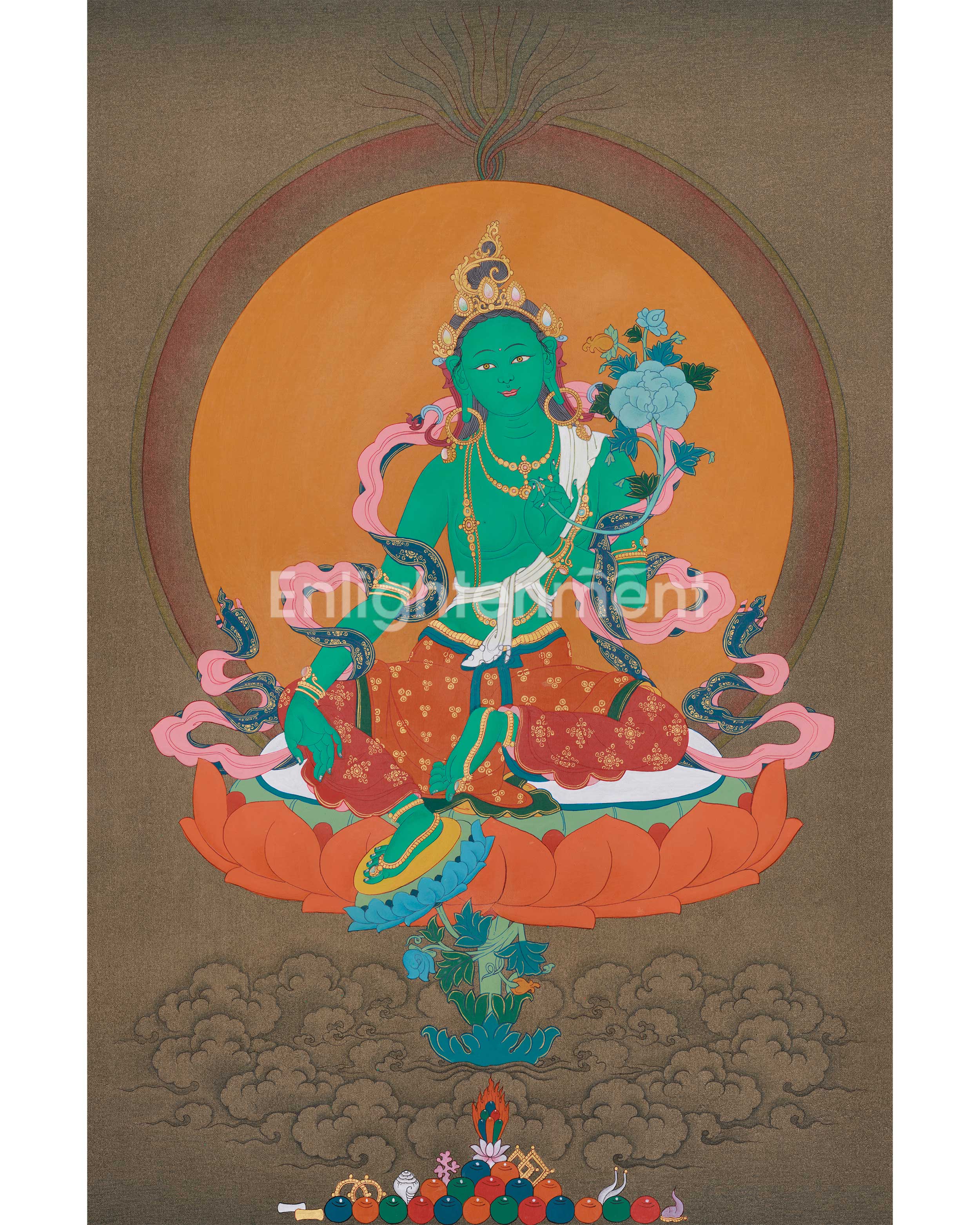 tibetan-bodhisattva-green-tara-painting