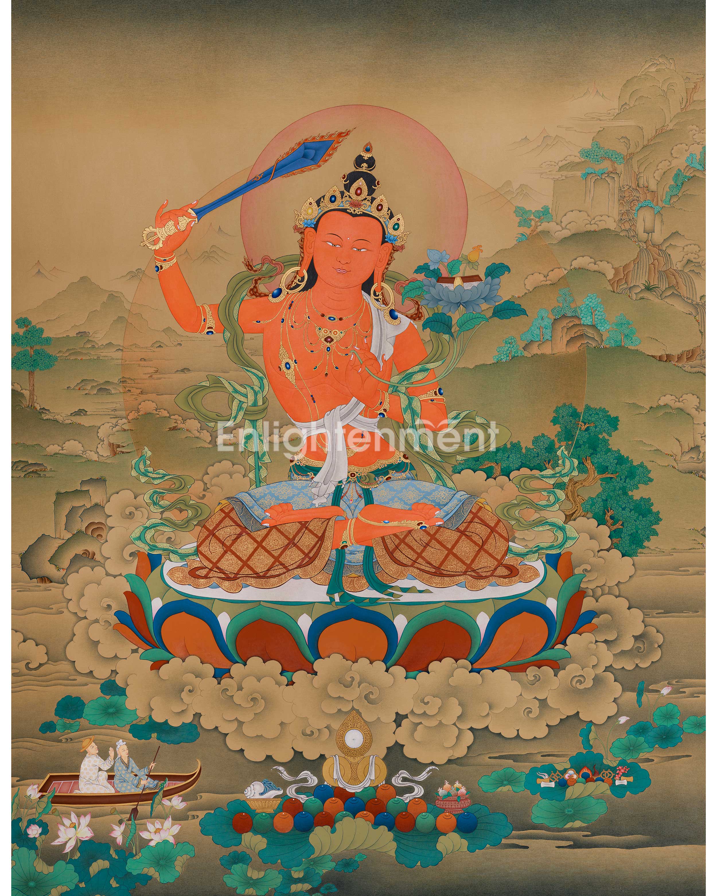 tibetan-bodhisattva-manjushri-artwork