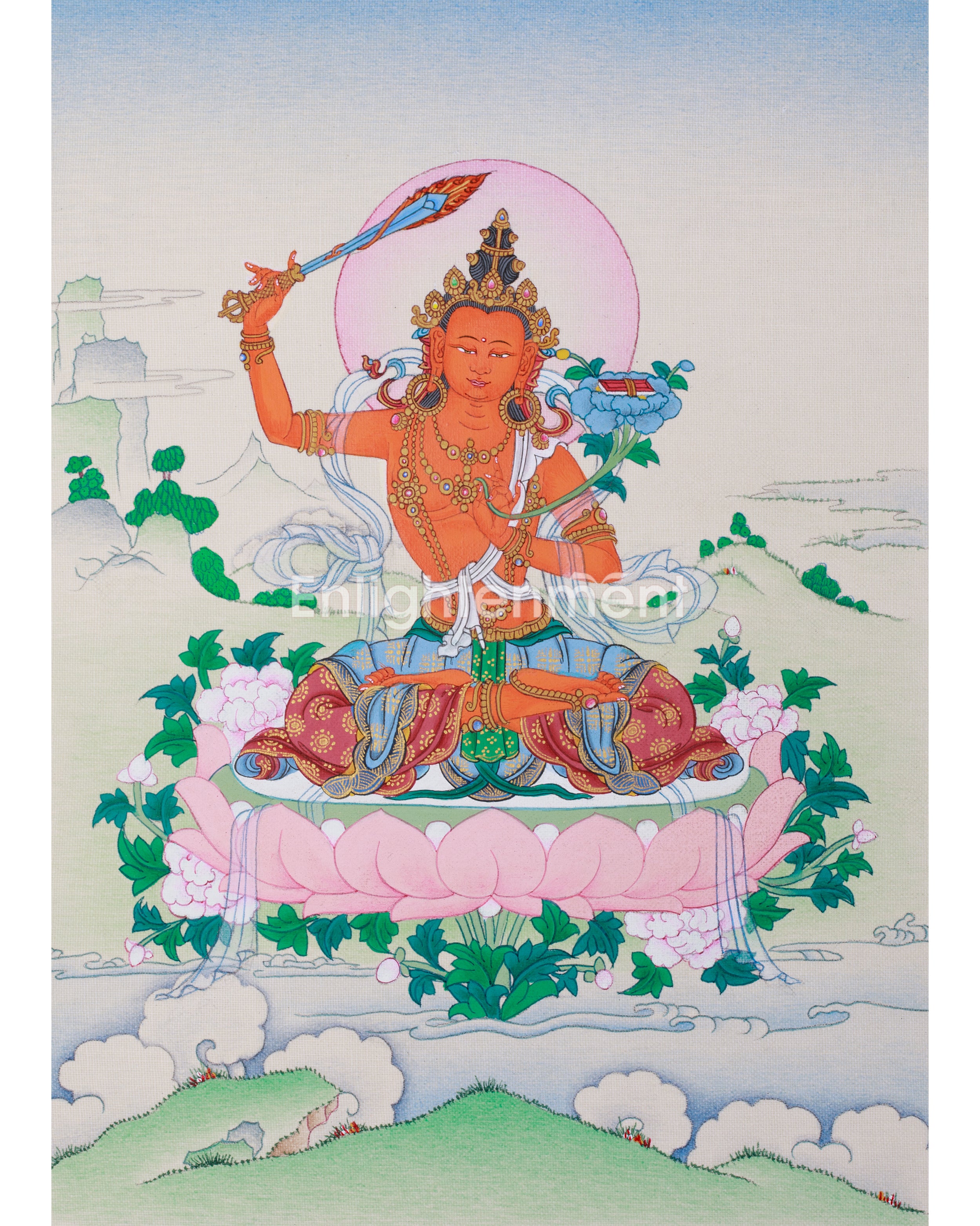 tibetan-bodhisattva-manjushri-thangka