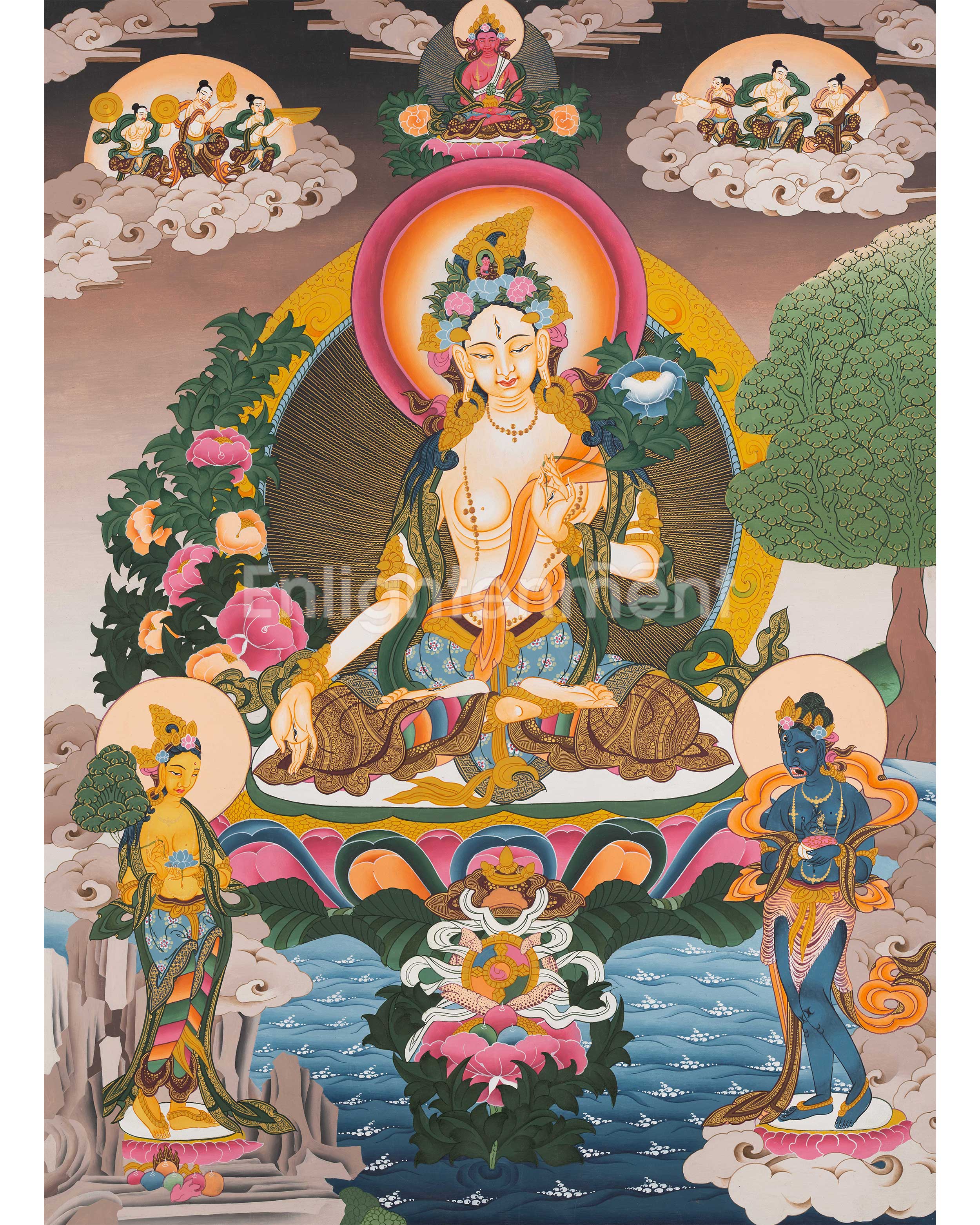 tibetan-buddhist-goddess-white-tara-thangka