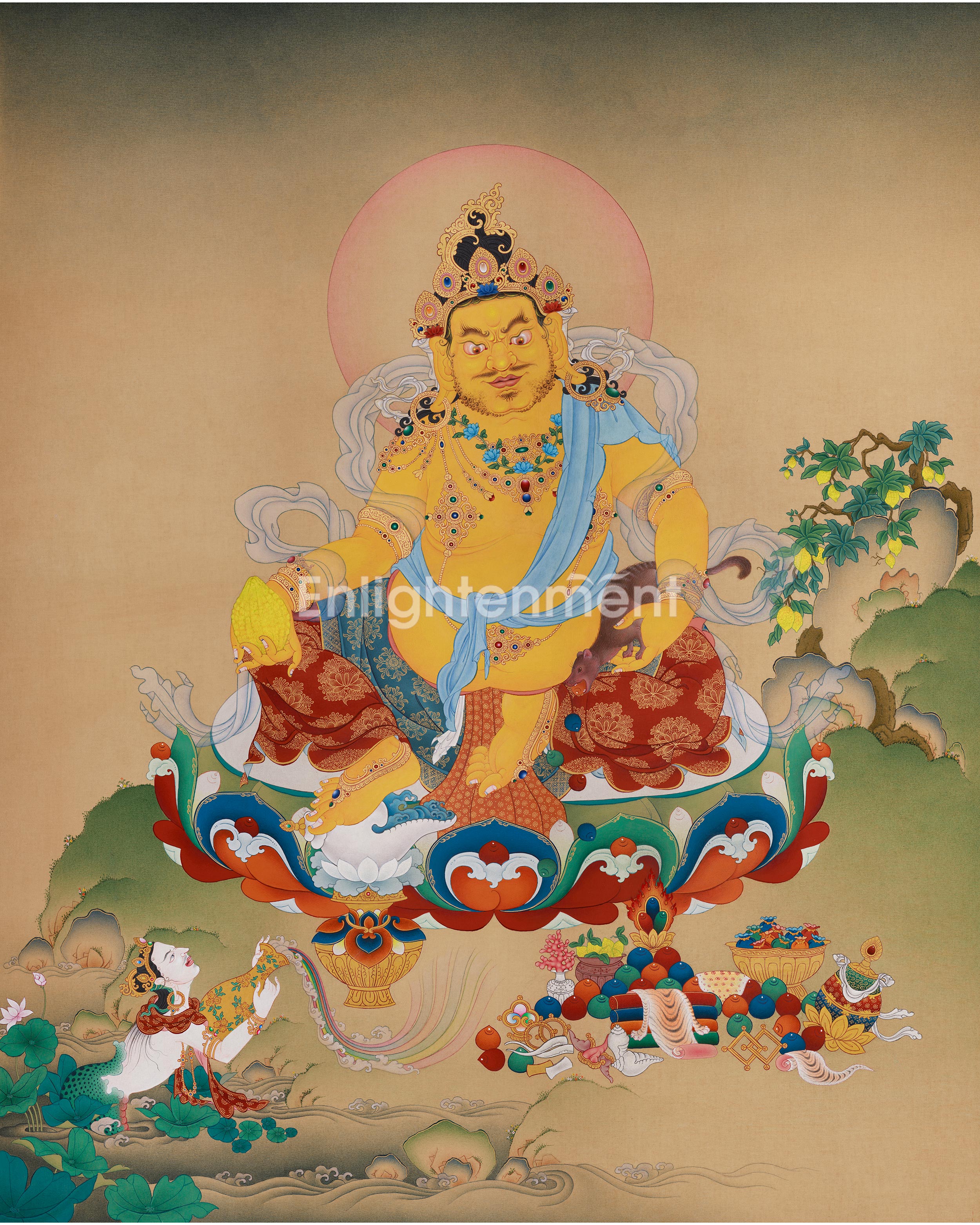 tibetan-dzambhala-painting