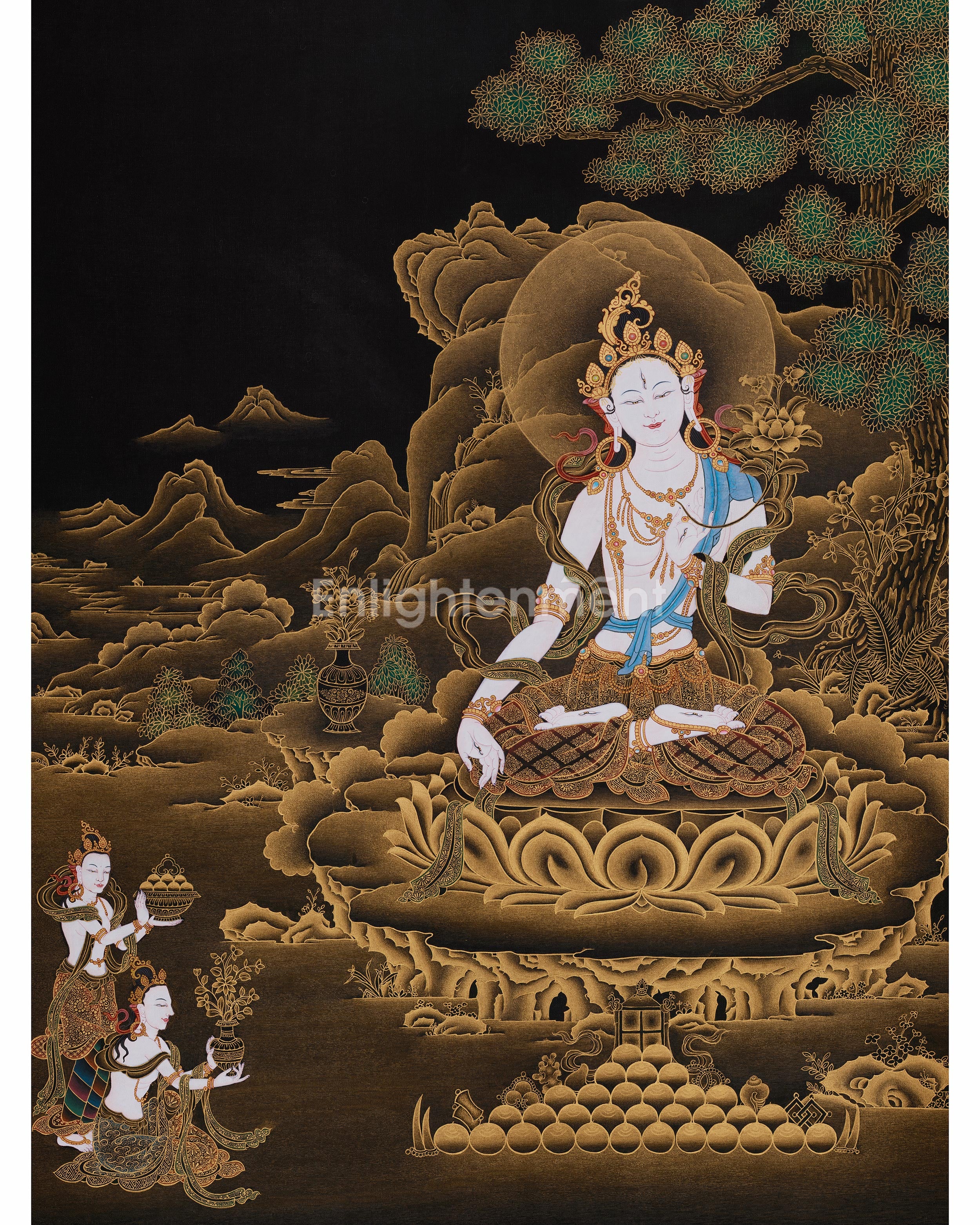 tibetan-goddess-white-tara-thangka