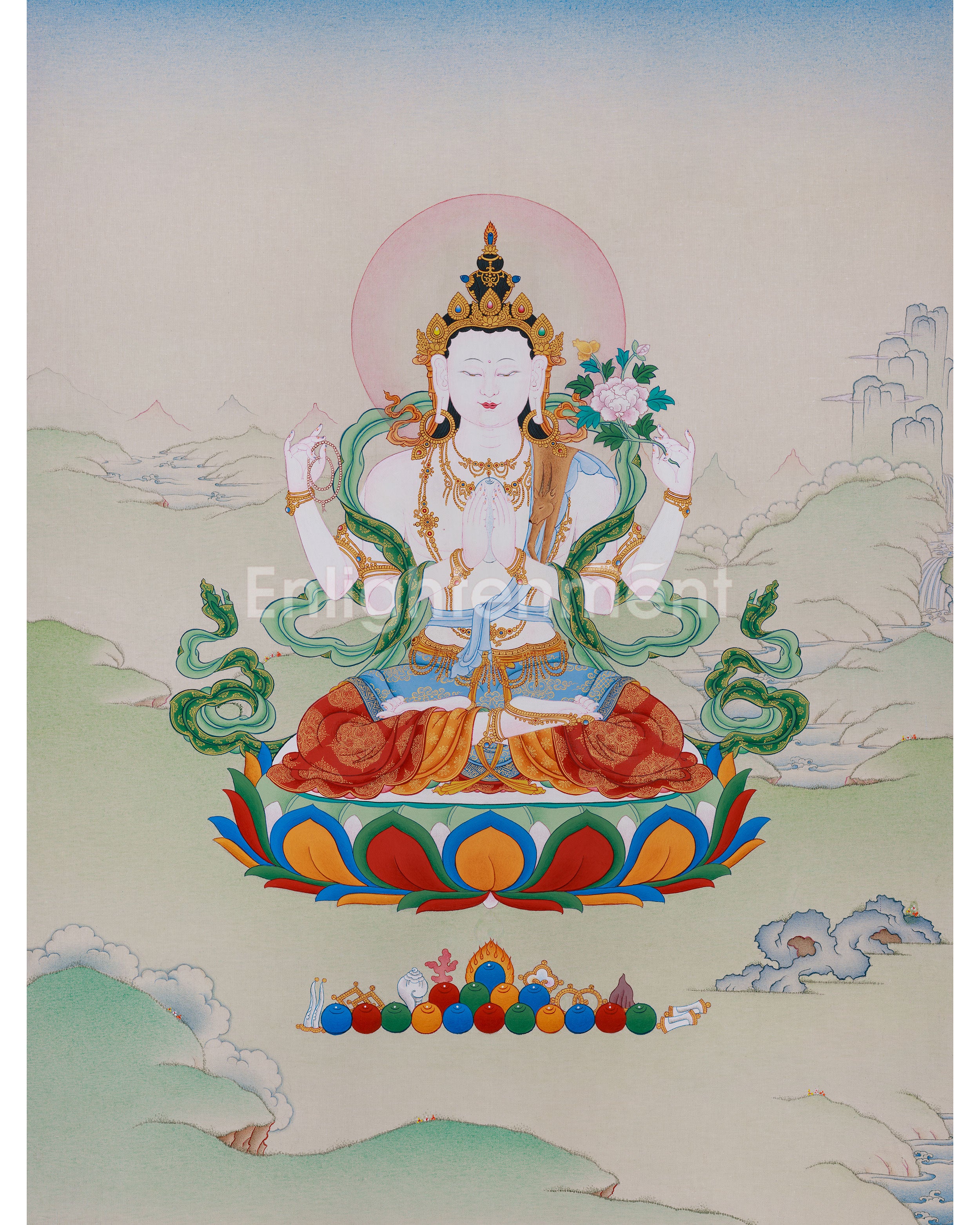 tibetan-thangka-of-chenrezig