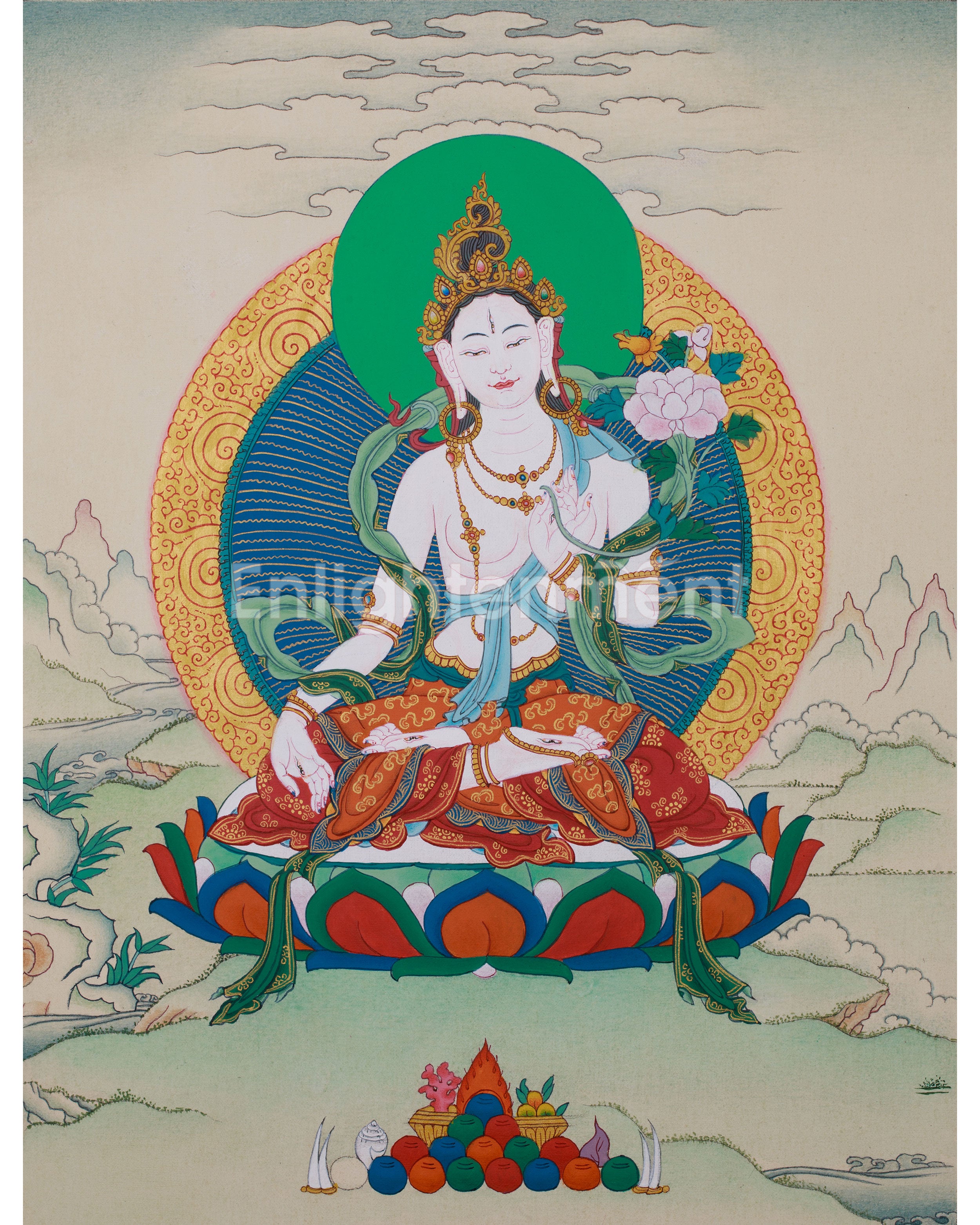 tibetan-white-tara-painting