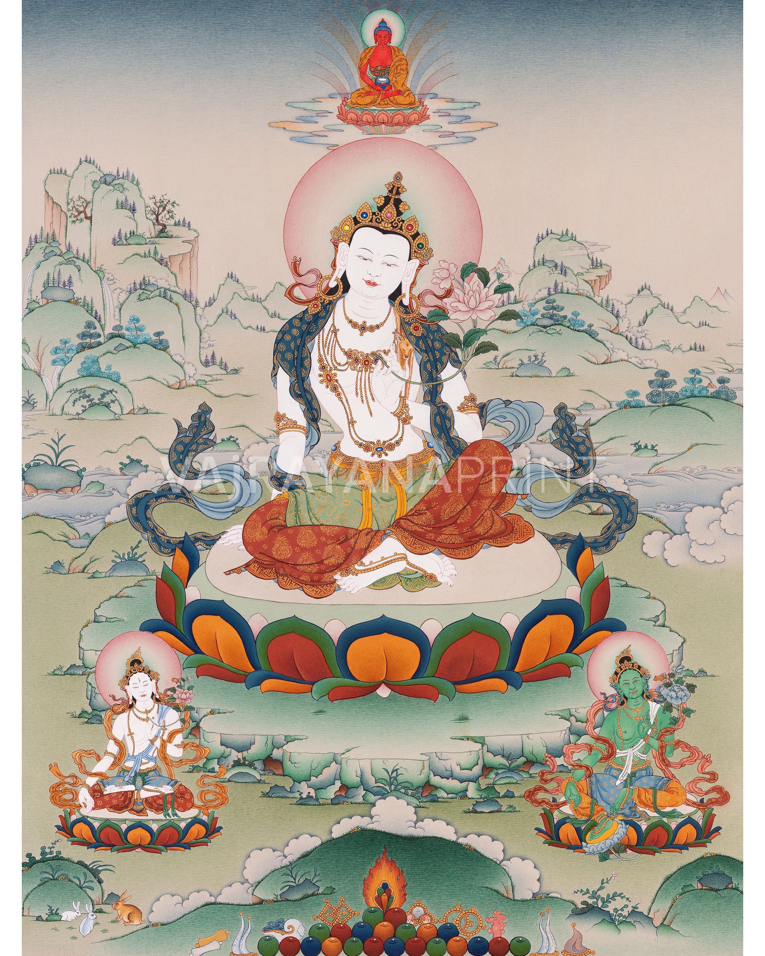 two-armed-chenrezig-print