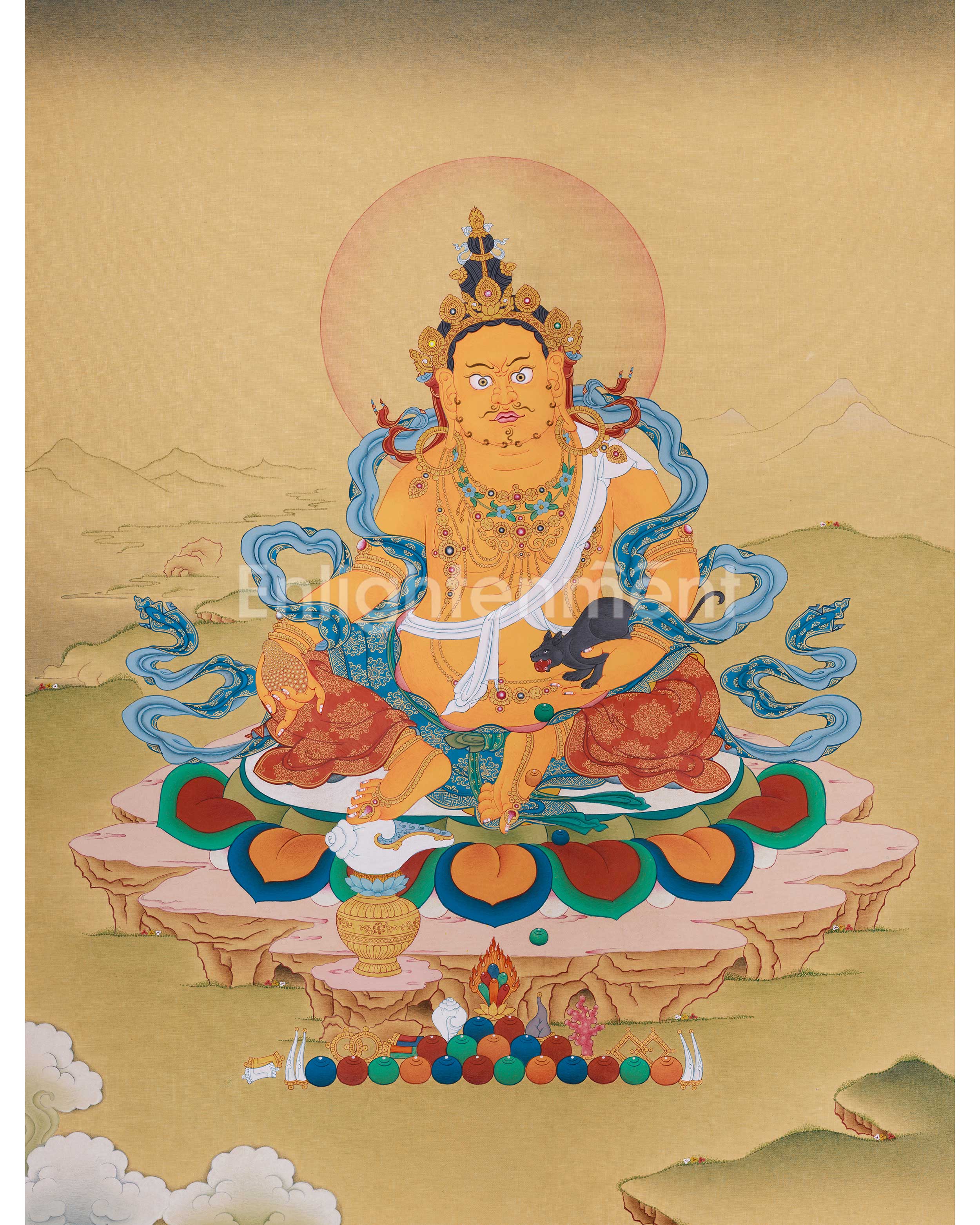 wealth offering deity, dzambhala