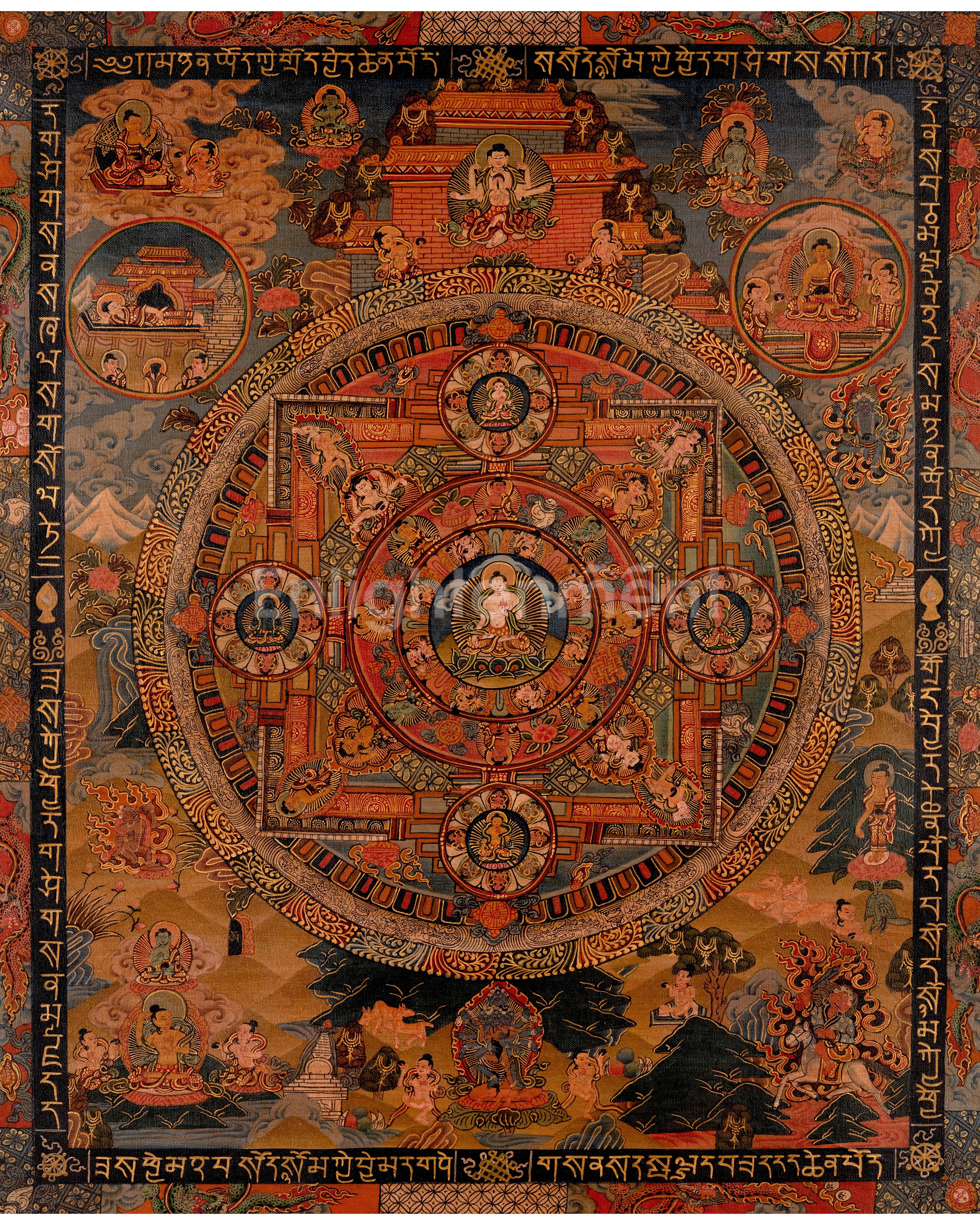 white-tara-mandala-painting