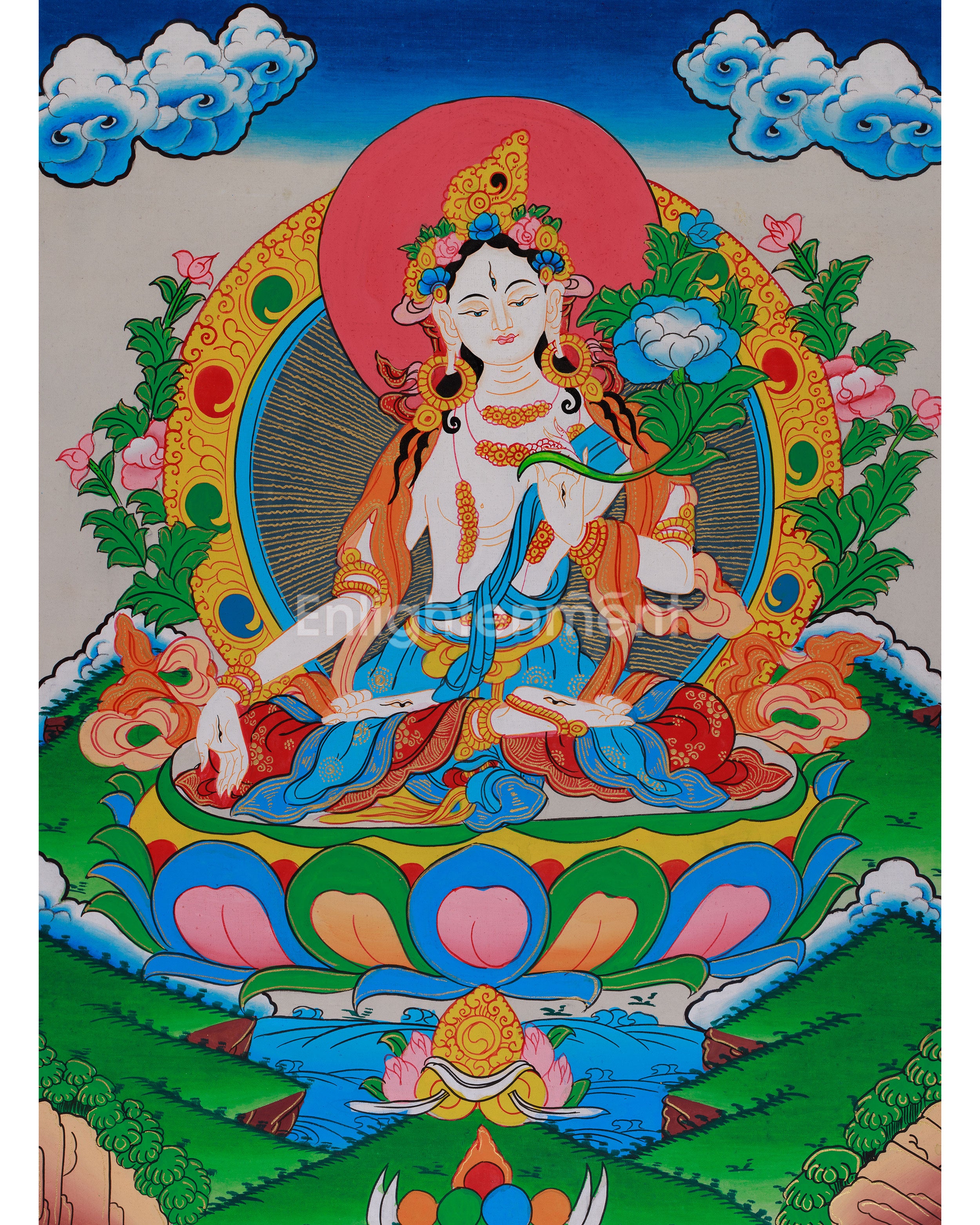 white tara, goddess of longevity