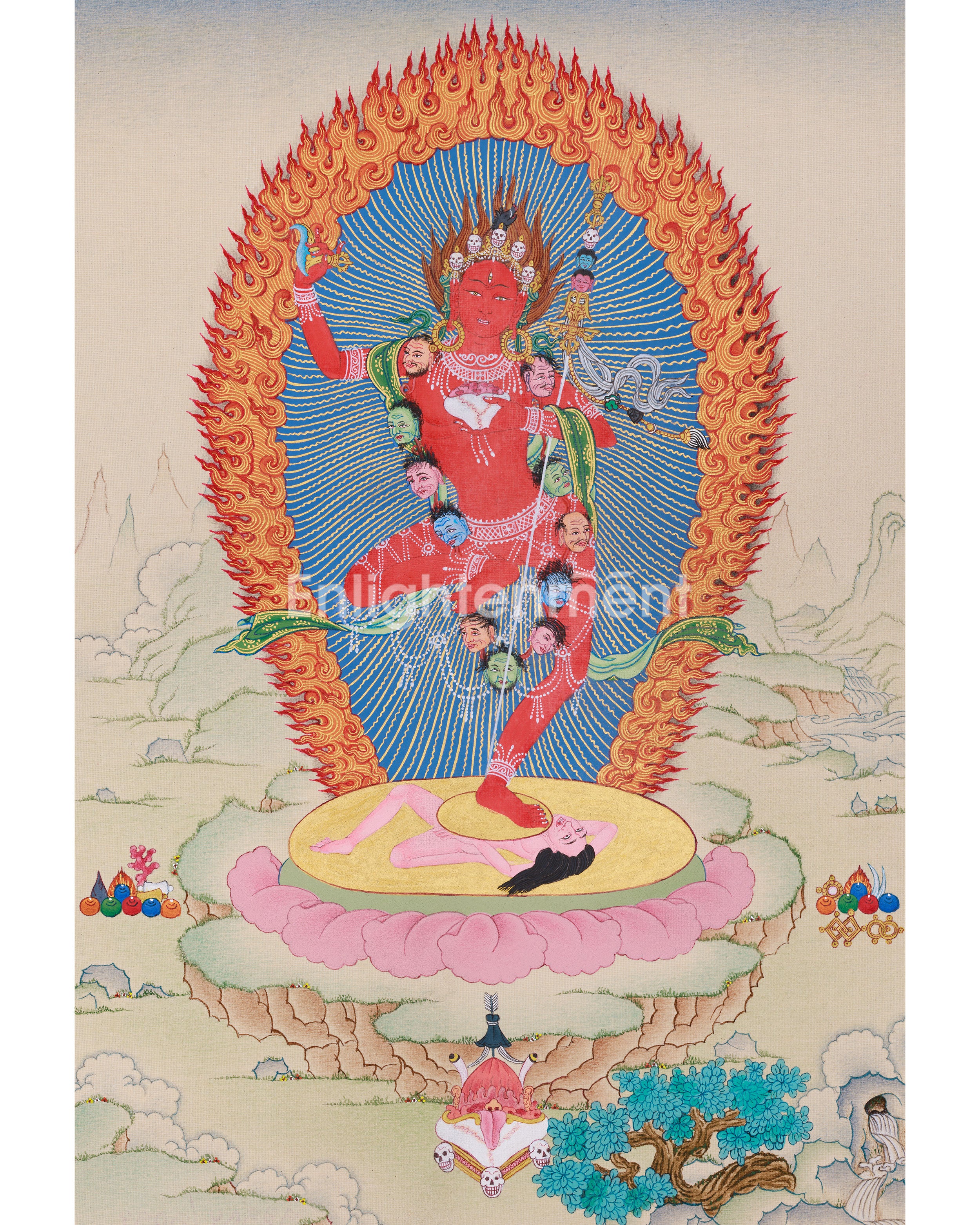 wrathful-vajravarahi-thangka