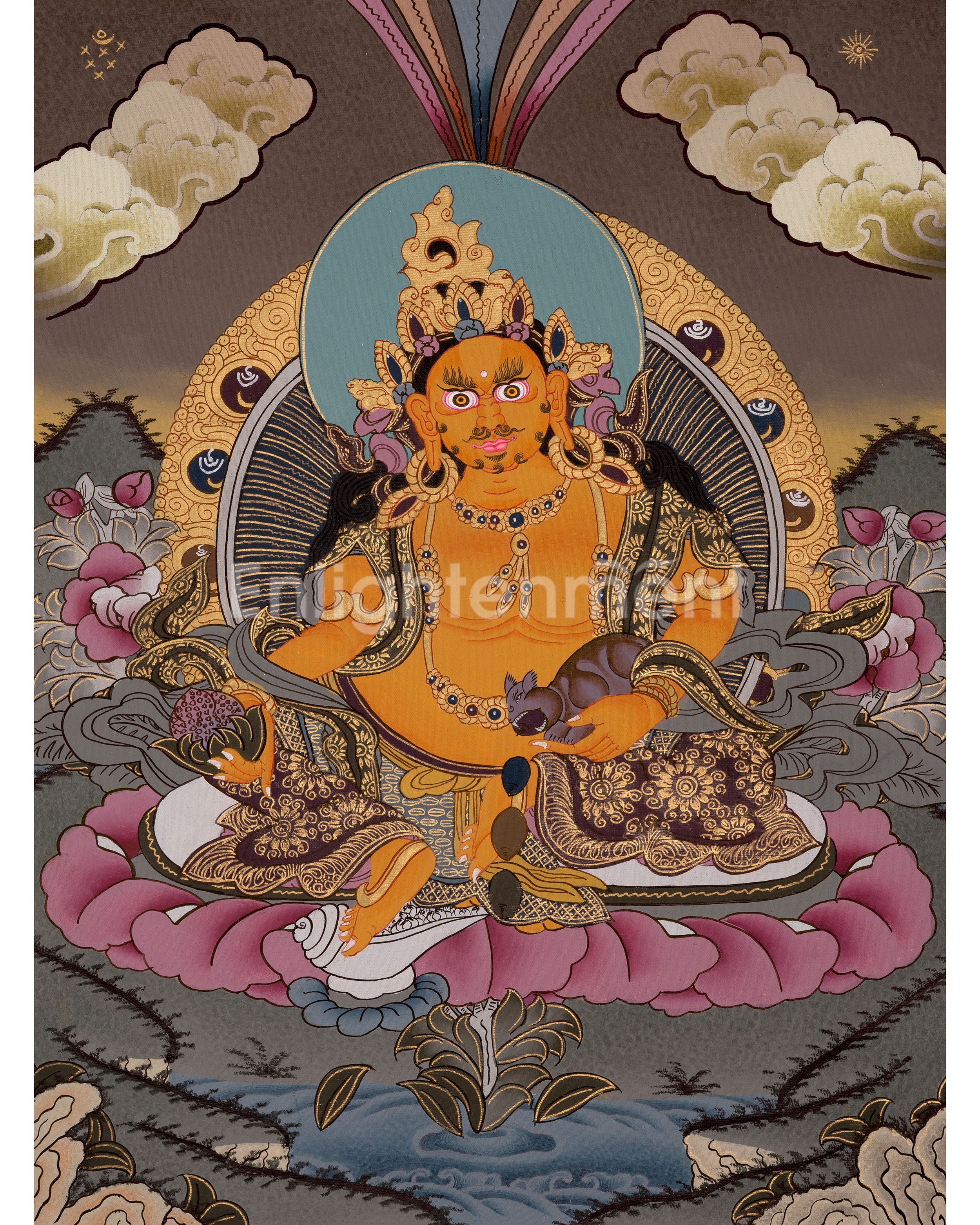 yellow-dzambhala-painting