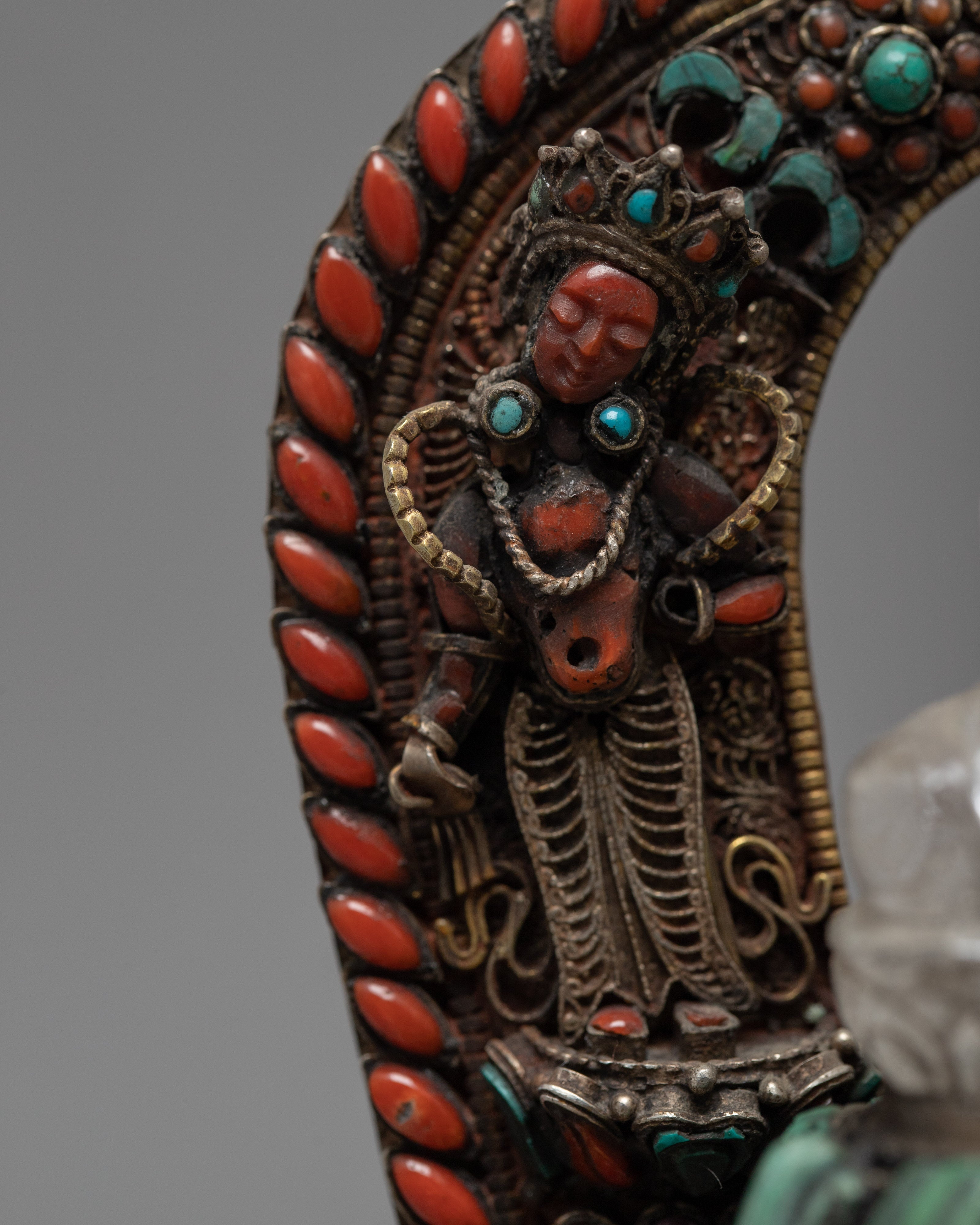 Crystal Ratnasambhava Buddha Statue | Buddhist Home Sign Decor