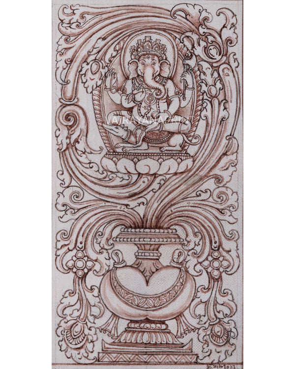 High-Quality Print For Ganesha Mantra 