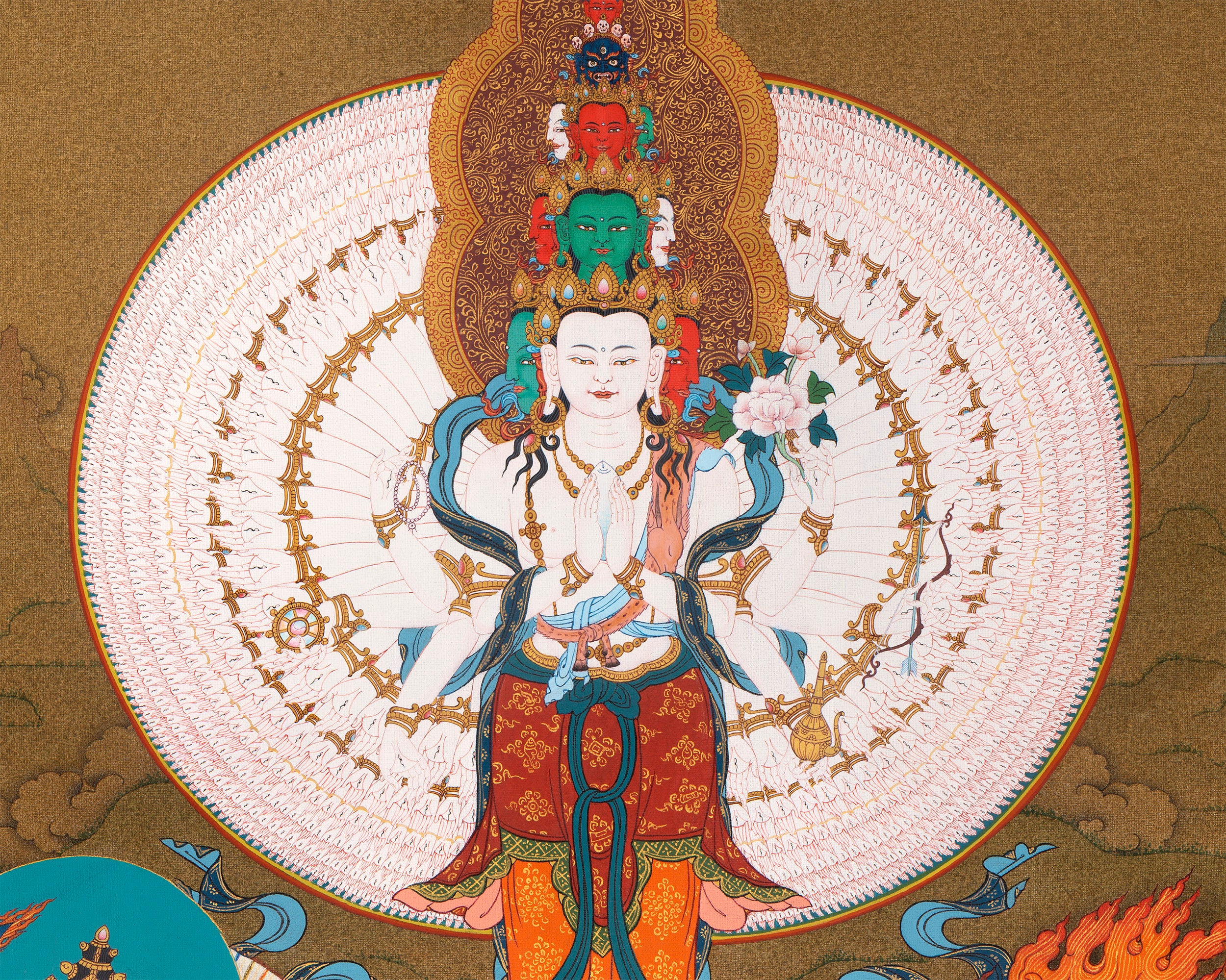 avalokiteshvara thangka