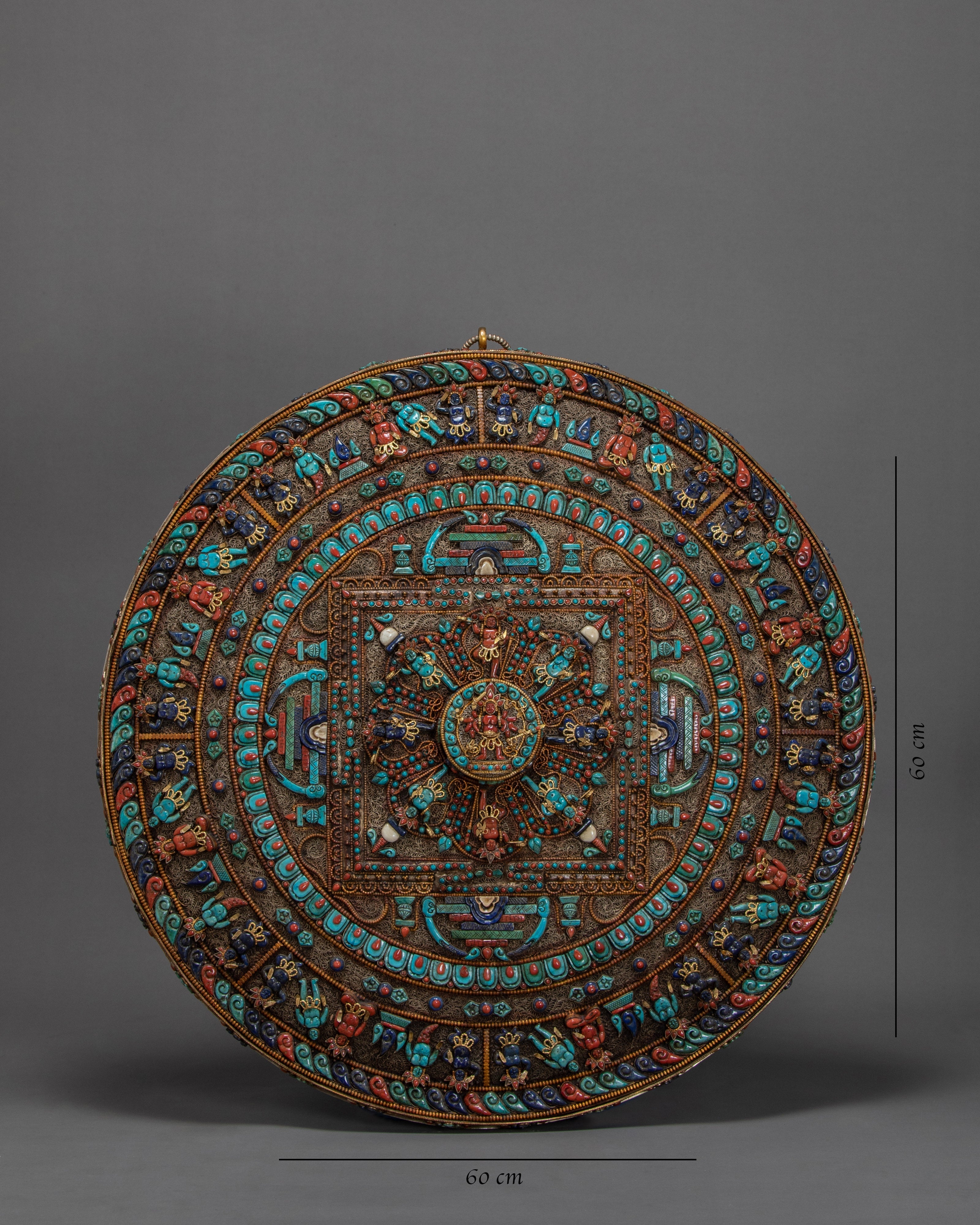 Mandala Wall Art | Asthamartika | Buddhist Vintage Decor