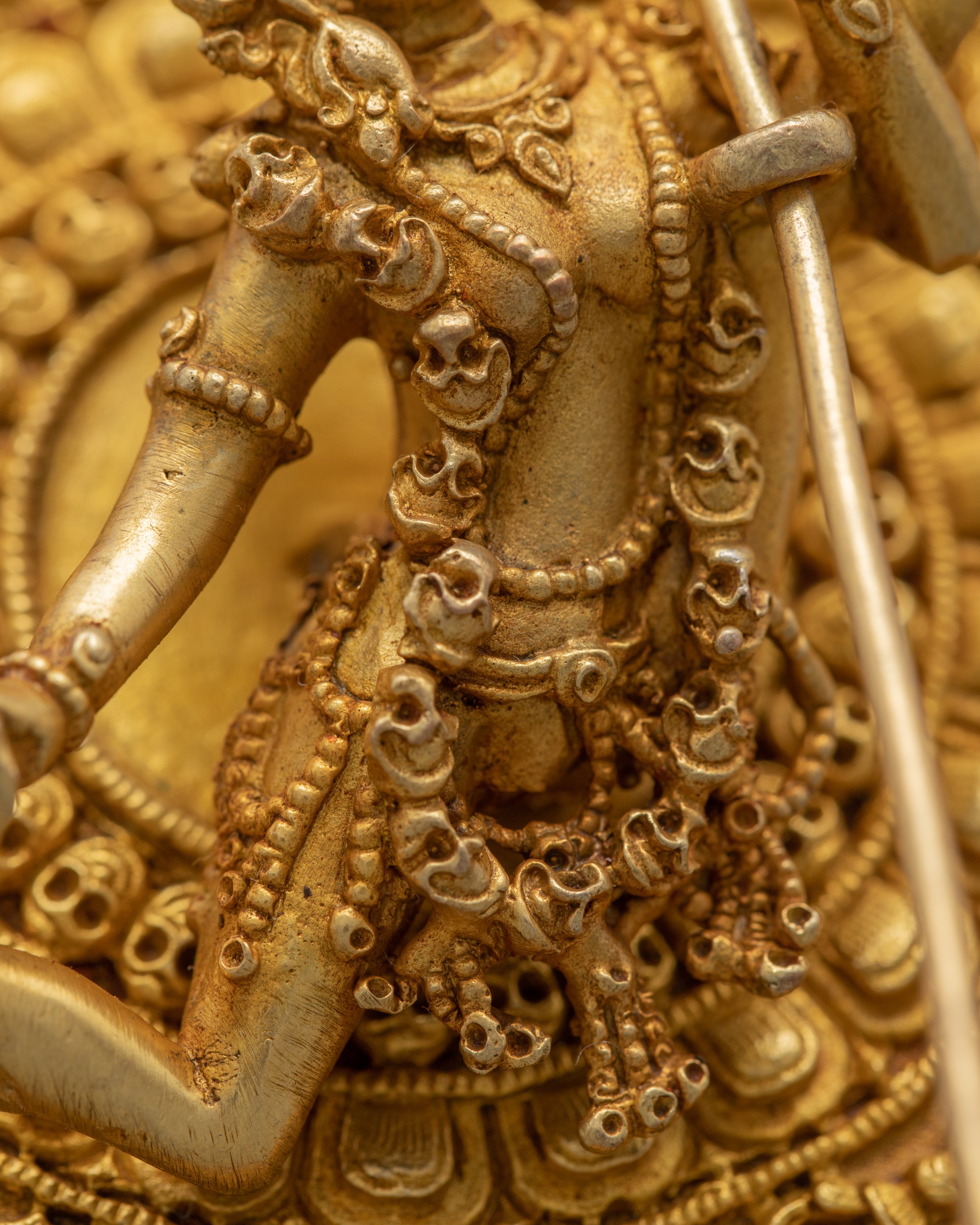 Gold Vajrayogini Statue | Tibetan Art