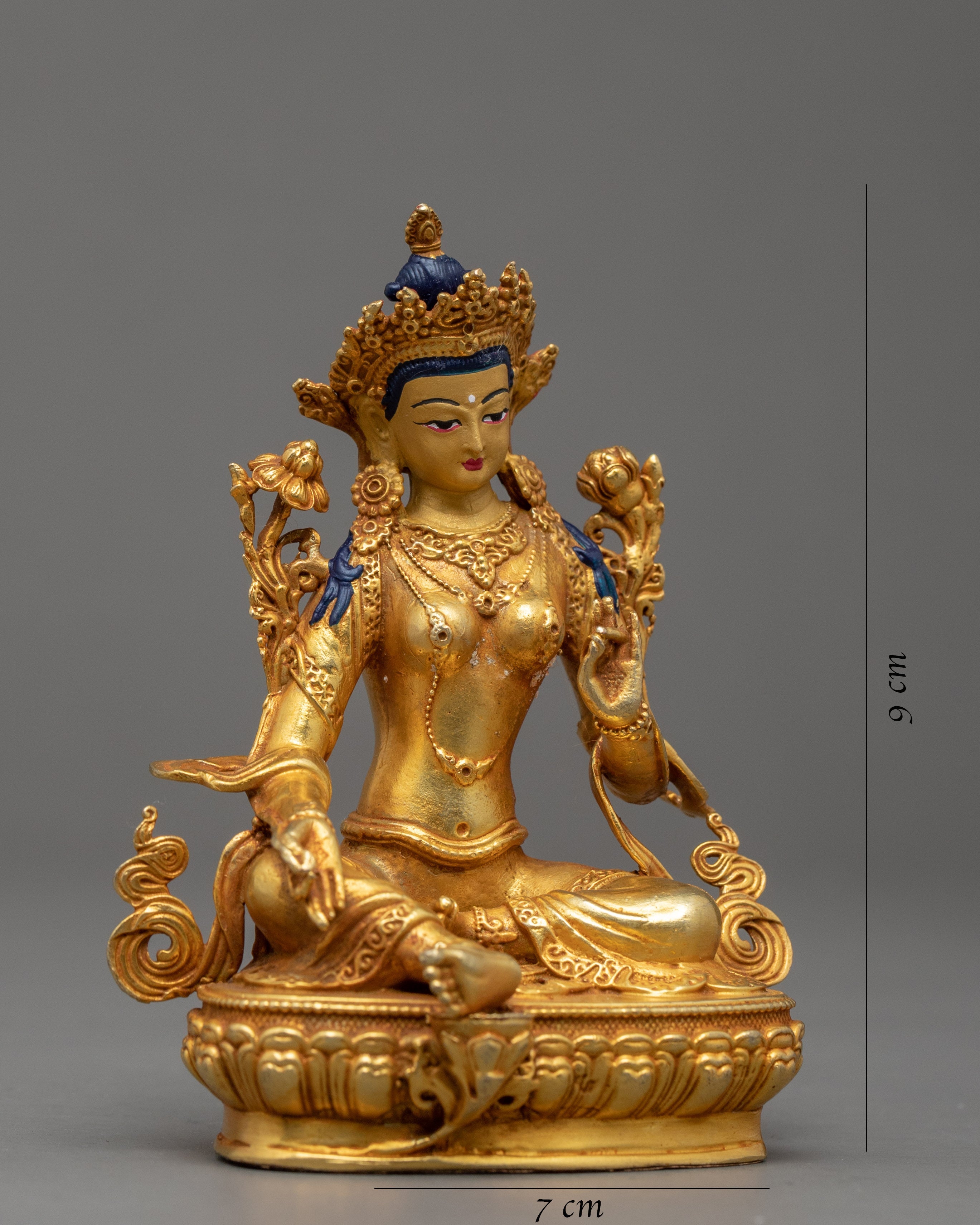 Mother Green Tara Sculpture | Traditional Himalayan Art