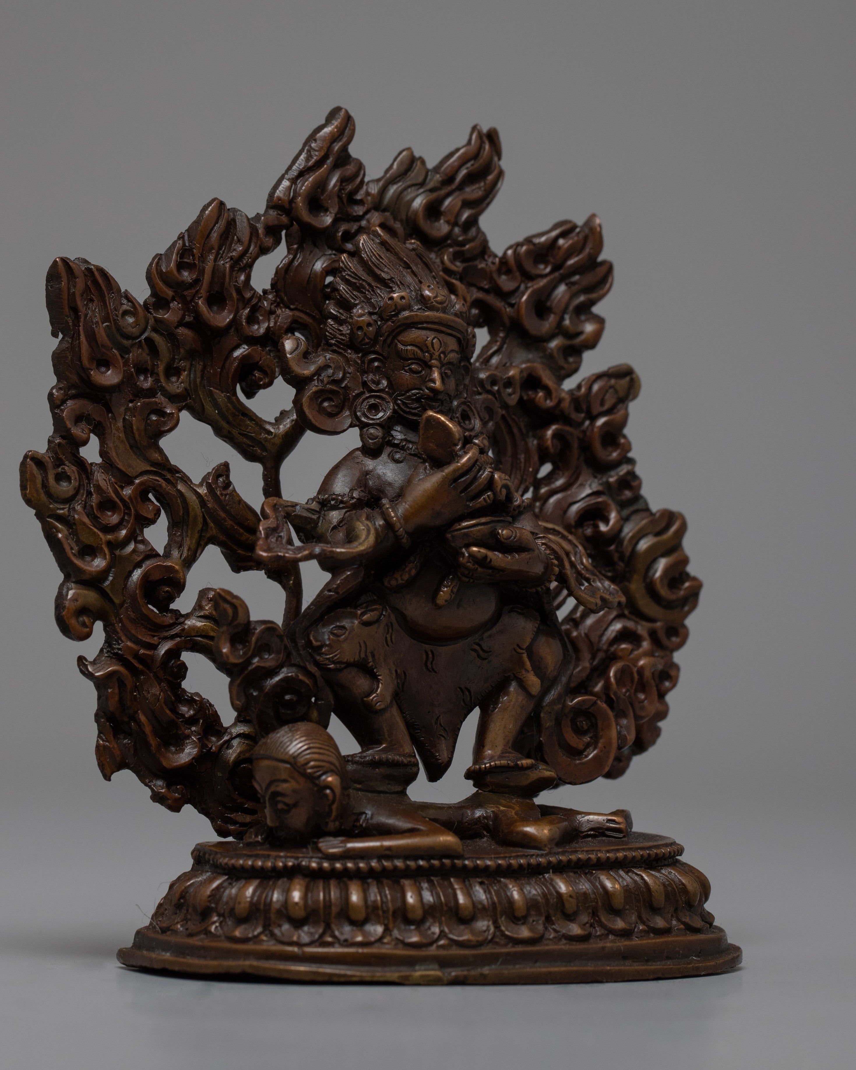 Sakya Mahakala Statue | Buddhist Room Decor