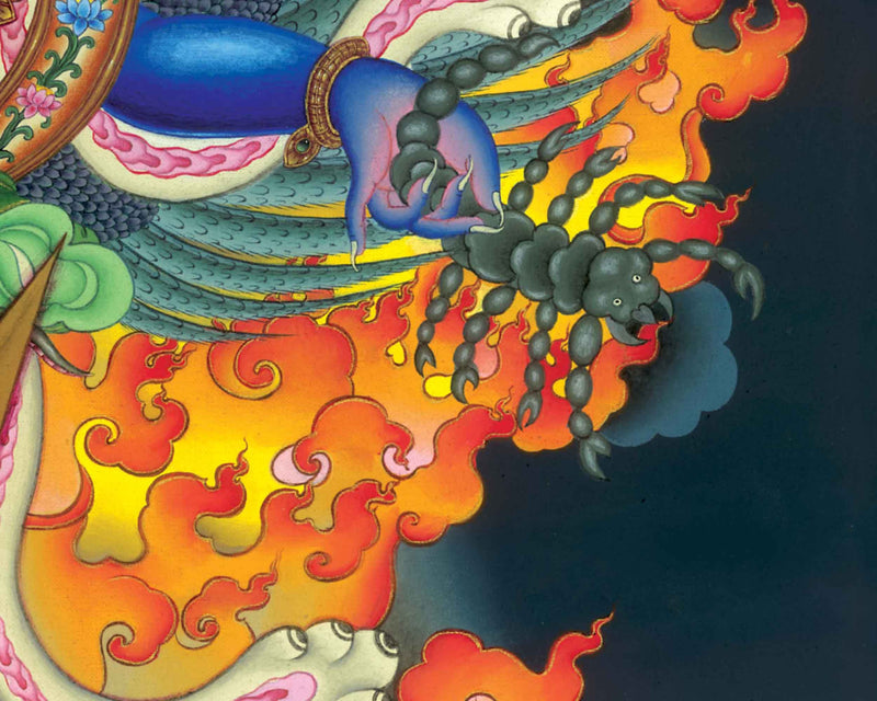 Dorje Phurba Thangka Print | Spiritual Gifts | Canvas For Meditation