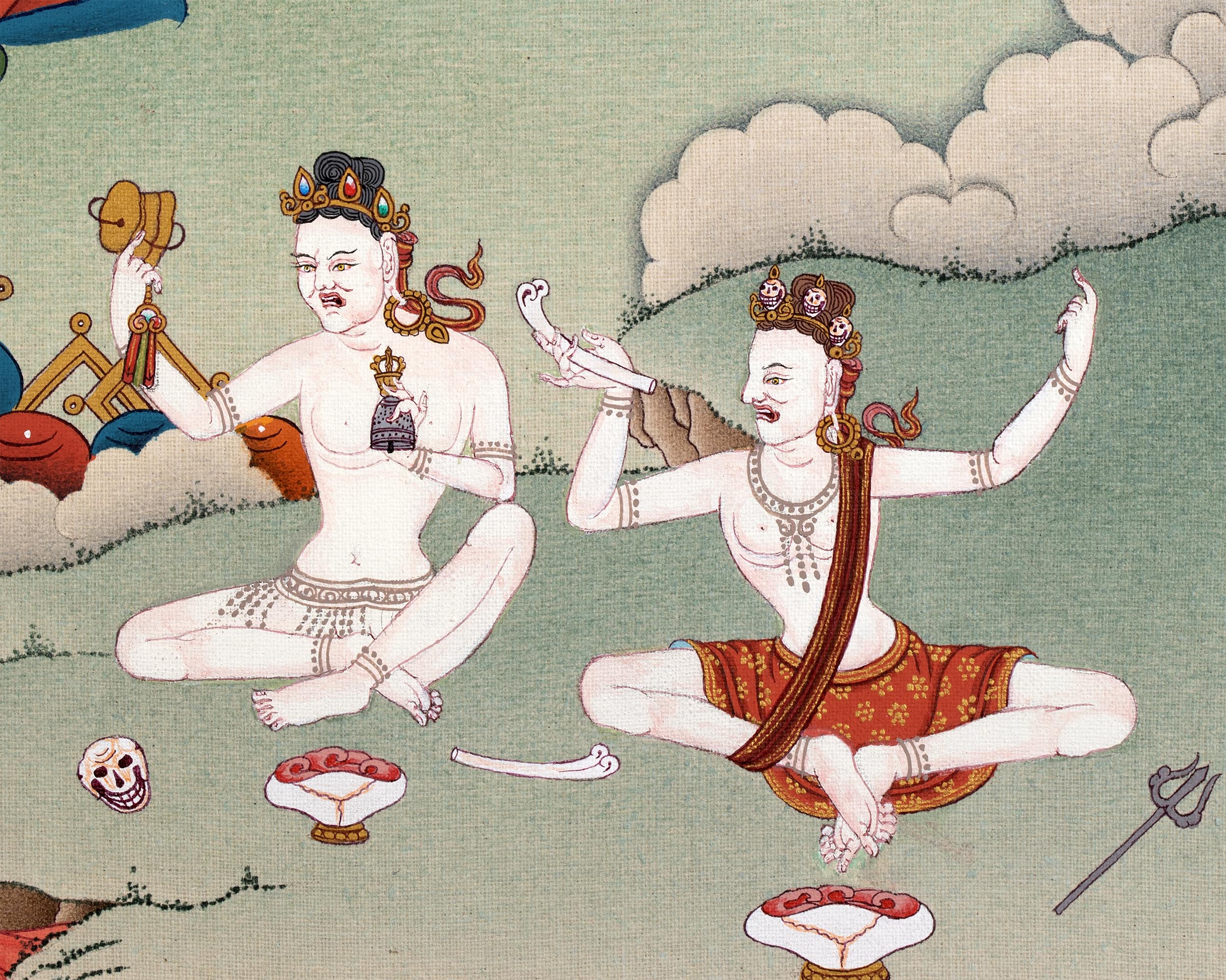 Machig Labdron Thangka | The Yogini Of Tibet | Dakini Of Chod