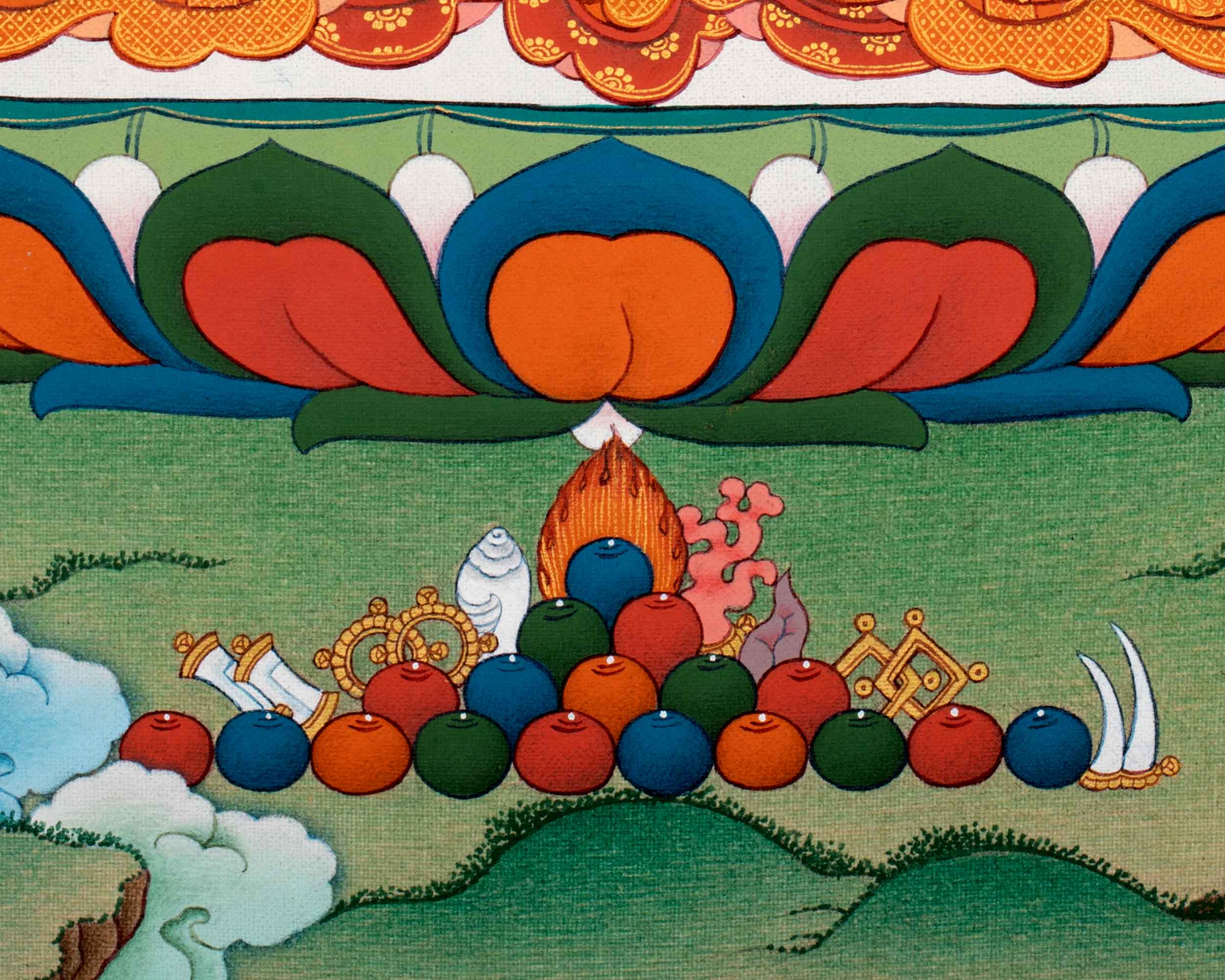 Kadampa Meditation Thangka | Sacred Art for Daily Practice