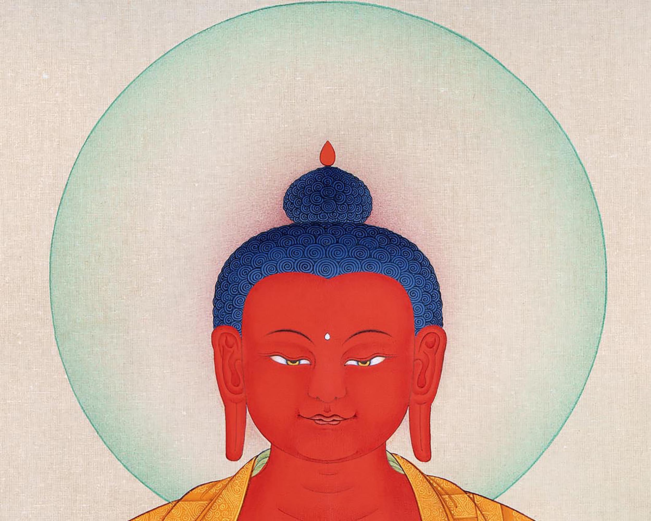 Amitabha Buddha | High Quality Giclee Canvas | Buddha Thangka Print